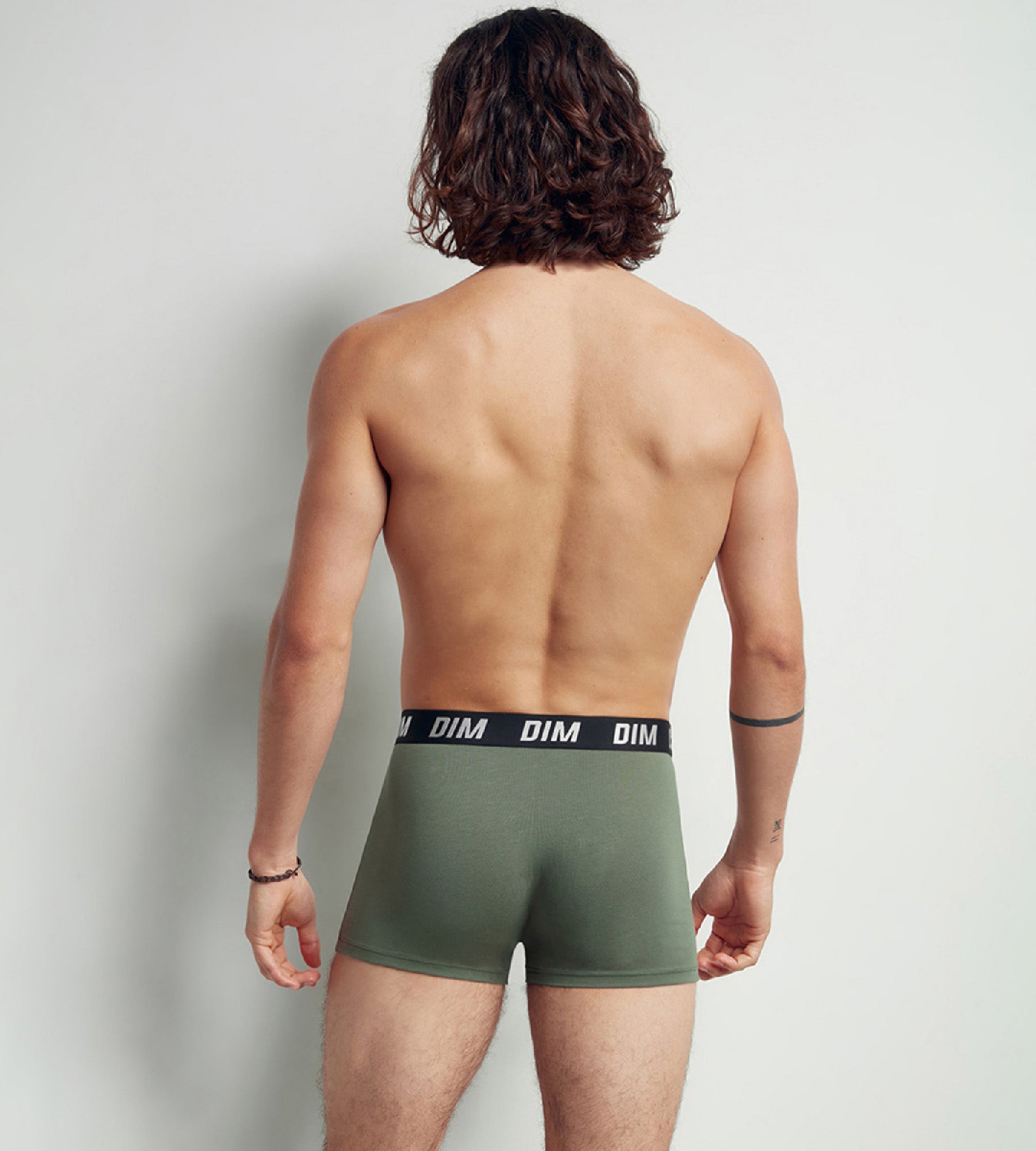 DIM Pacco da 2 boxer termoregolazione attiva Uomo Regul Activ Verde