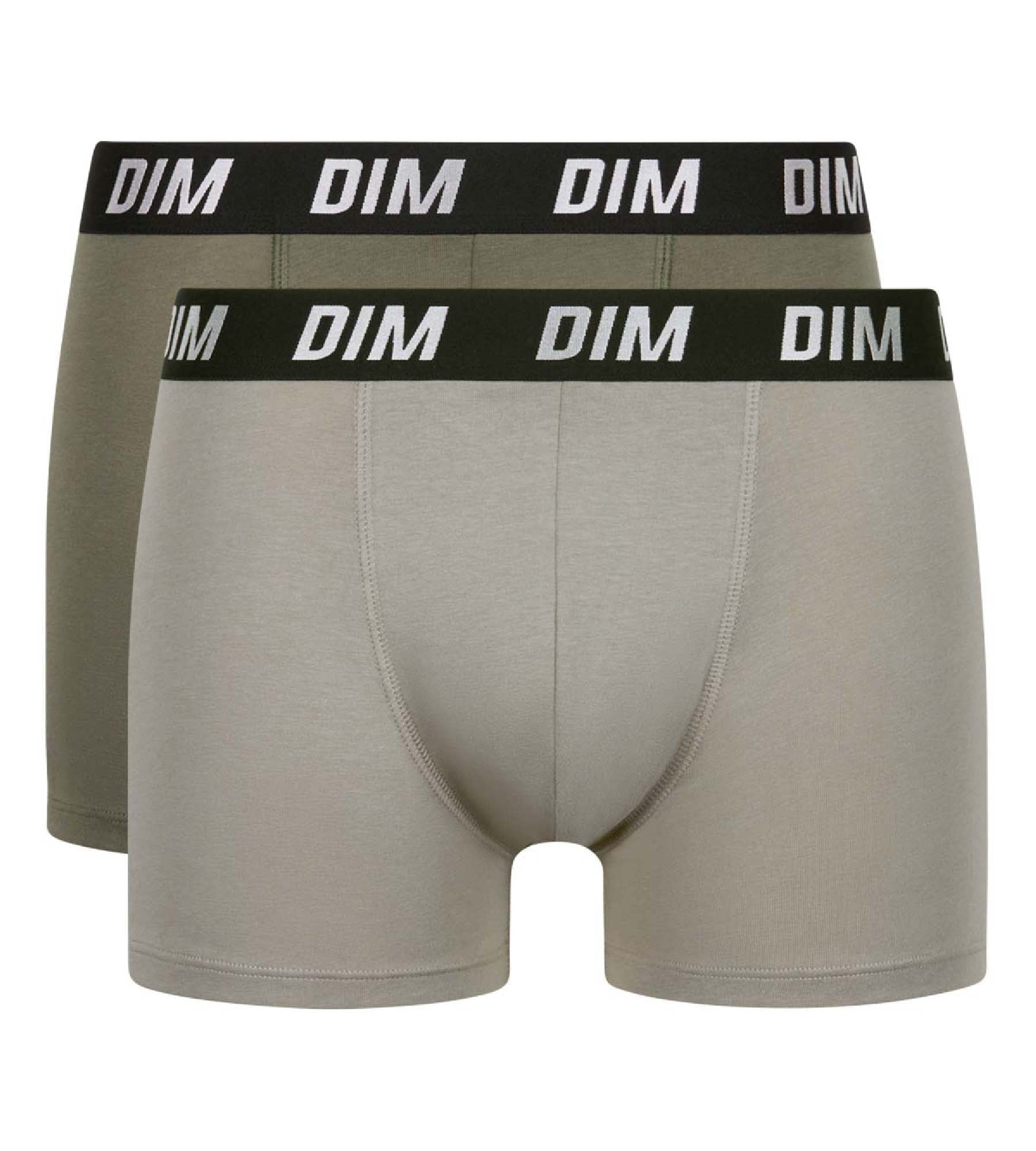 DIM Pacco da 2 boxer termoregolazione attiva Uomo Regul Activ Verde