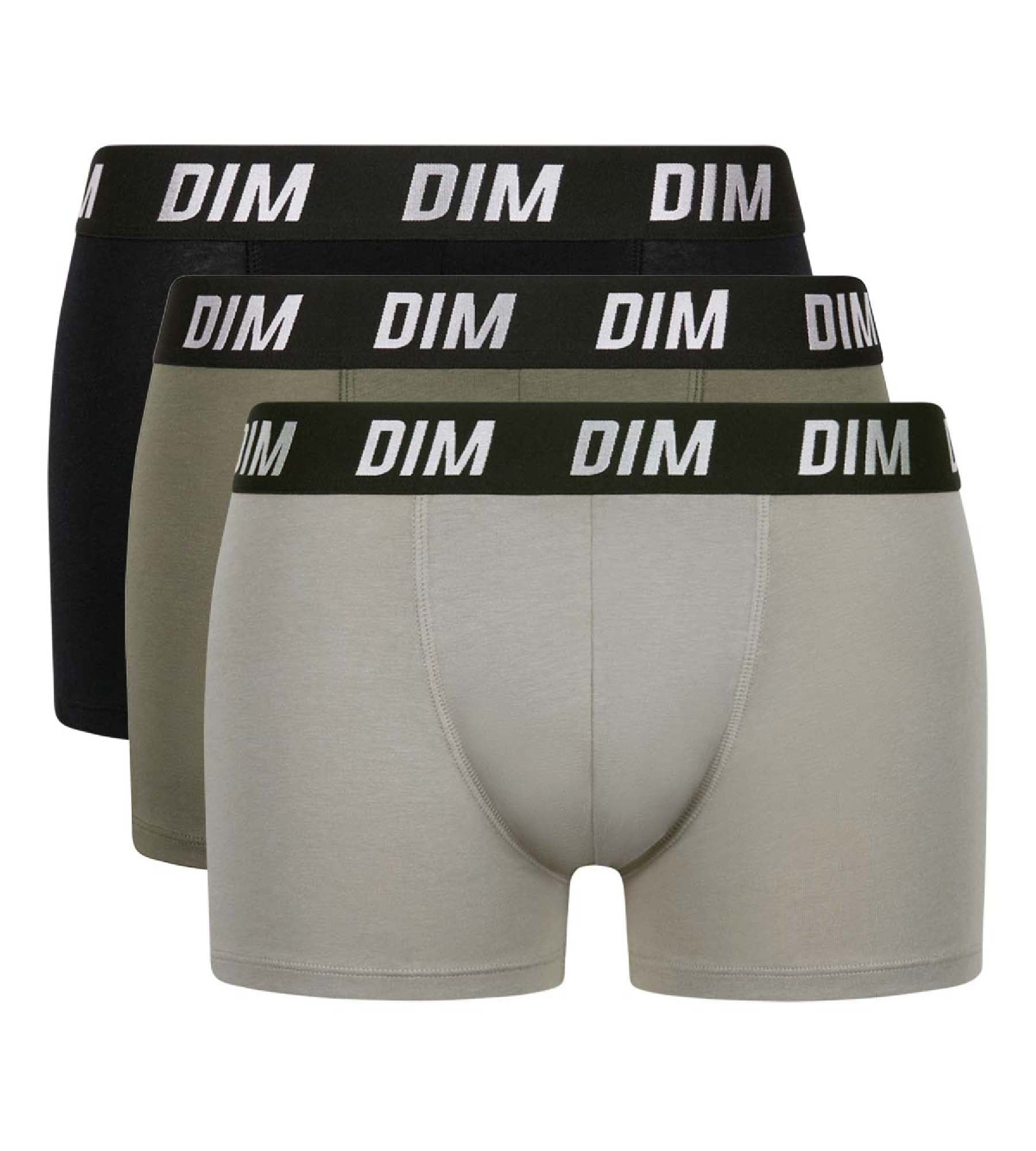 DIM Pacco da 3 boxer da uomo Regul Activ Active Temperature Control Verde