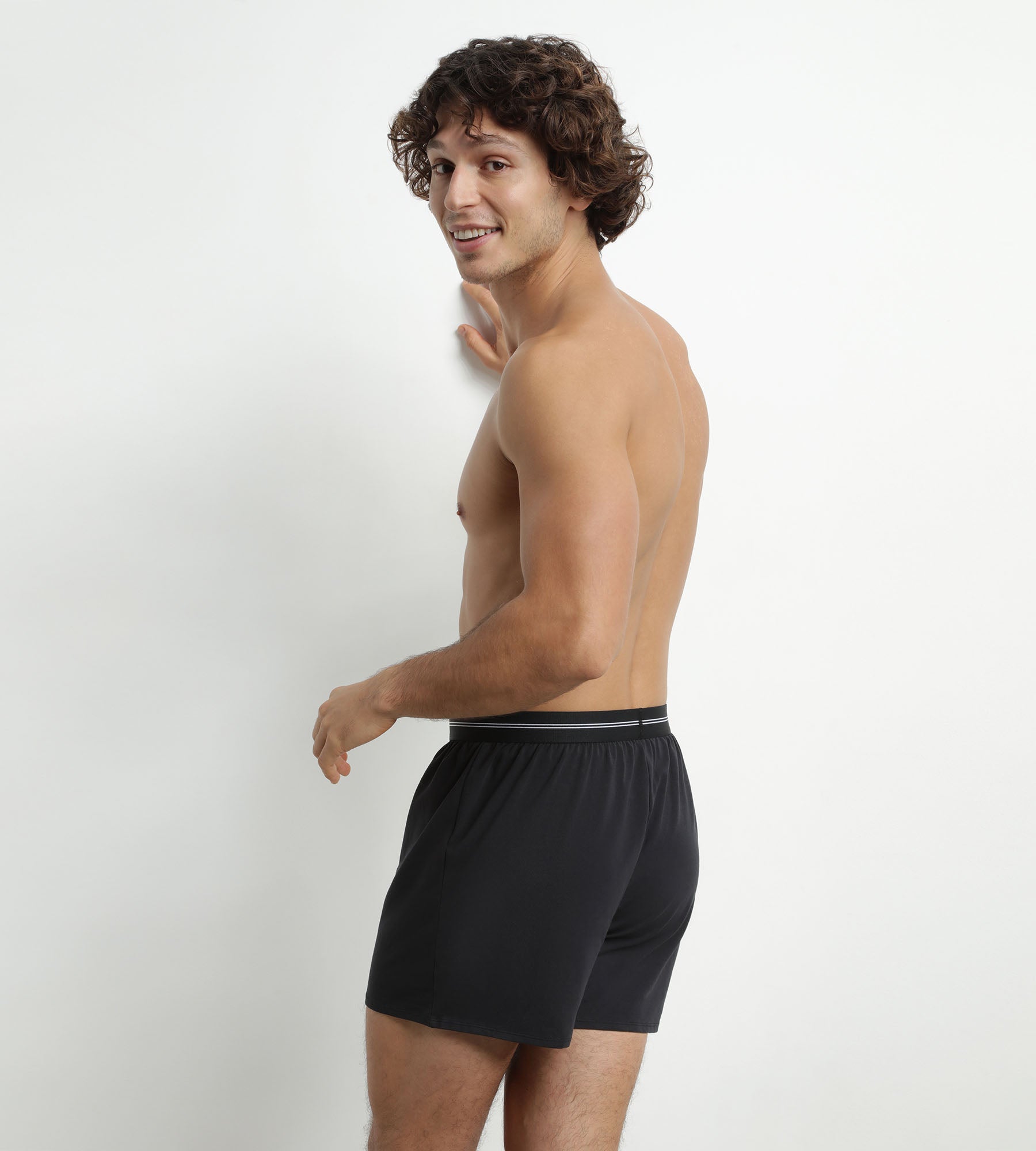 DIM Slip Uomo in cotone nero DIM Icons Essentiel