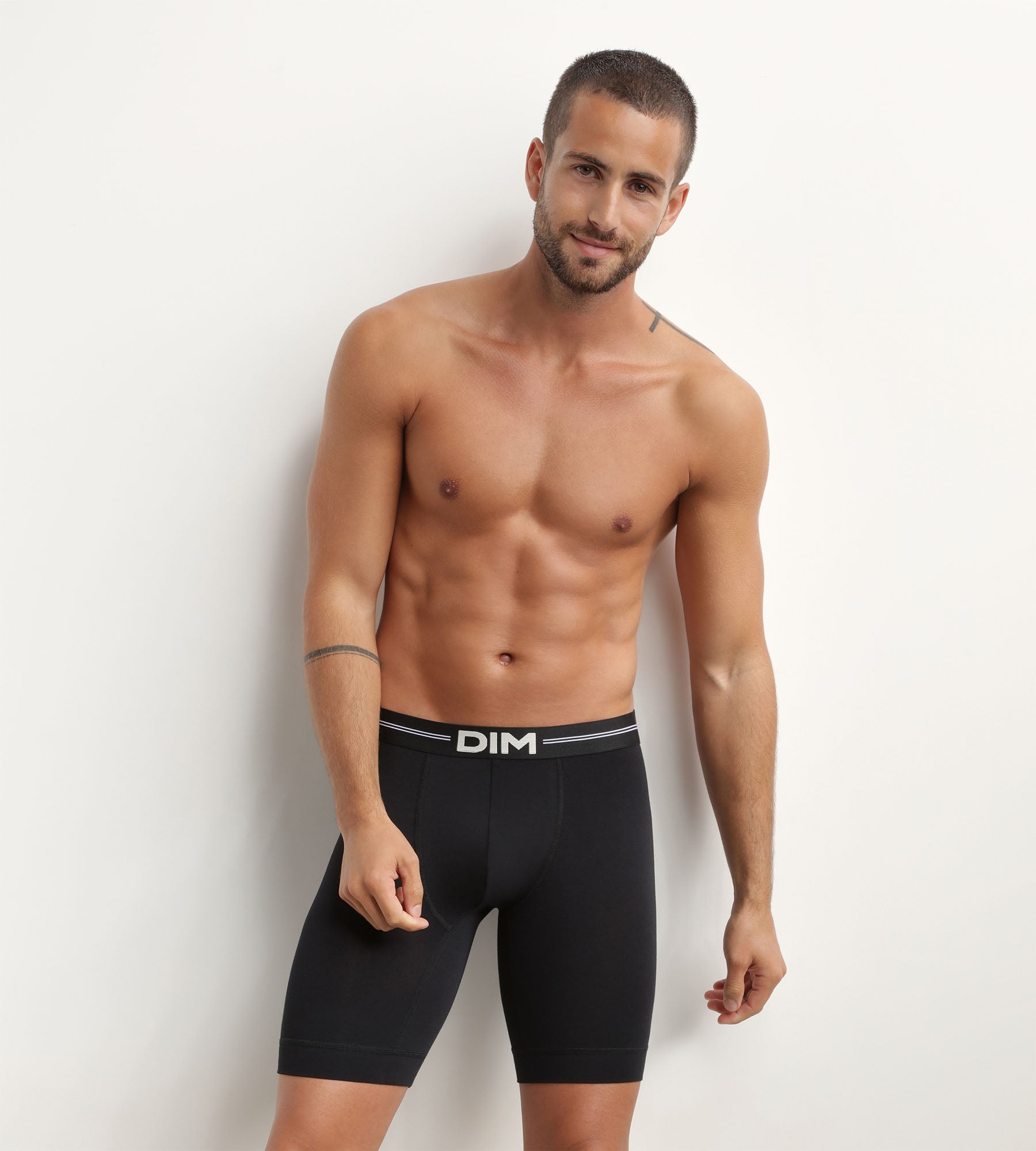 DIM Boxer Uomo Nero in Cotone Modal DIM Icons Essential