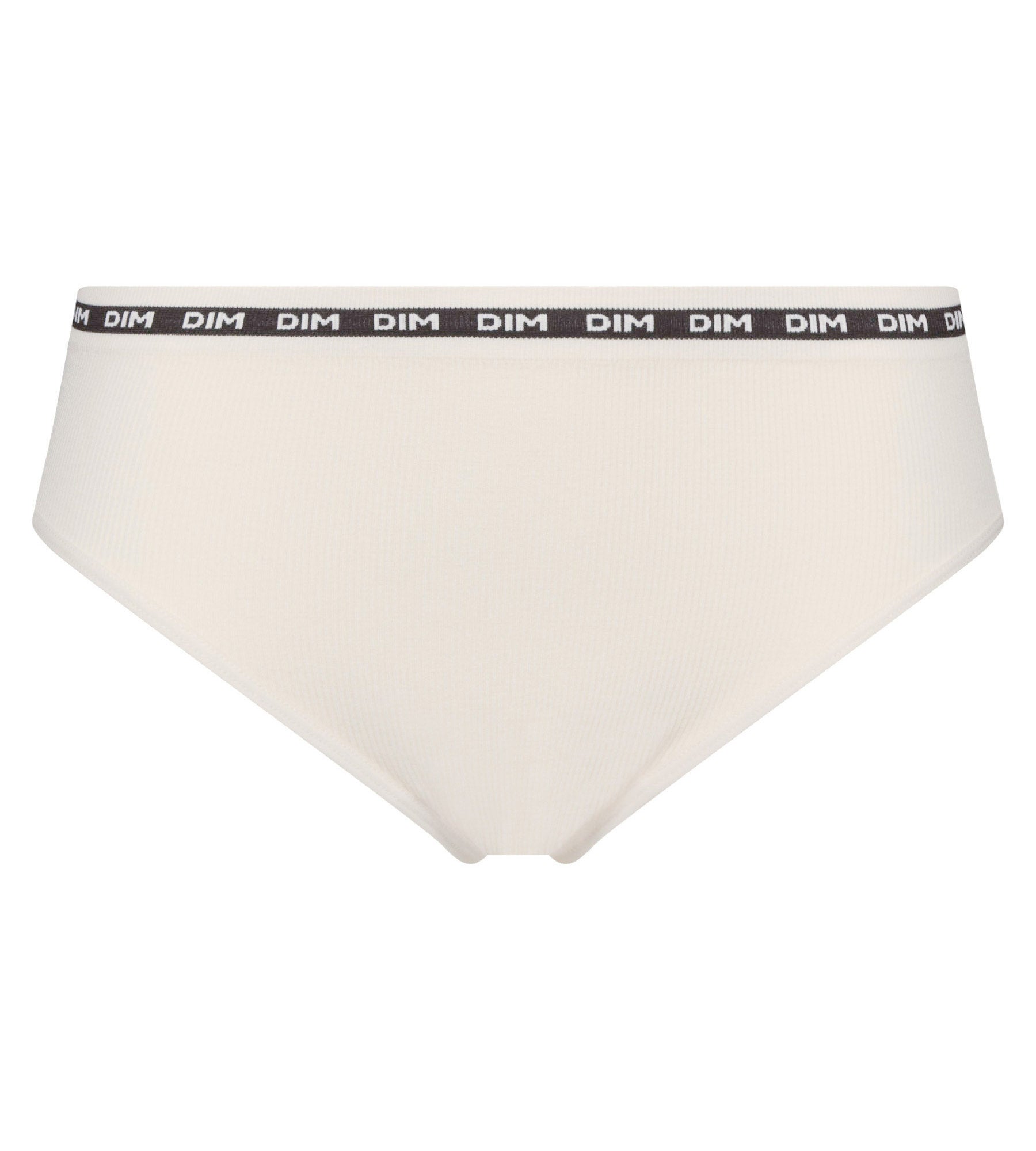 DIM Slip donna in poliammide modale senza cuciture Beige a coste Dim Icons Seamless