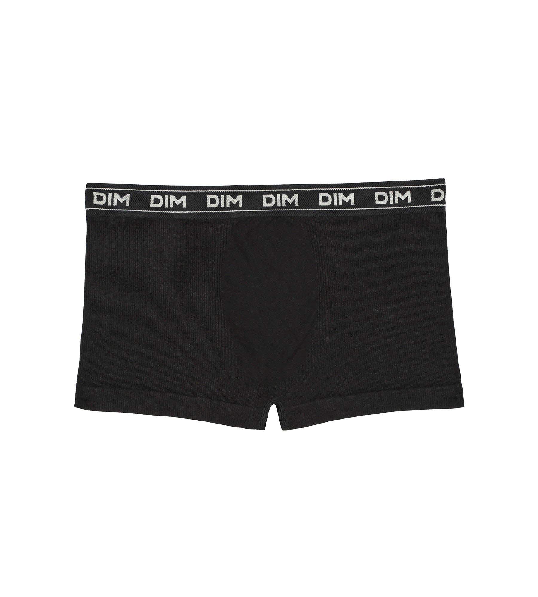 DIM Boxer bambino in cotone modal a costine nero DIM Icons