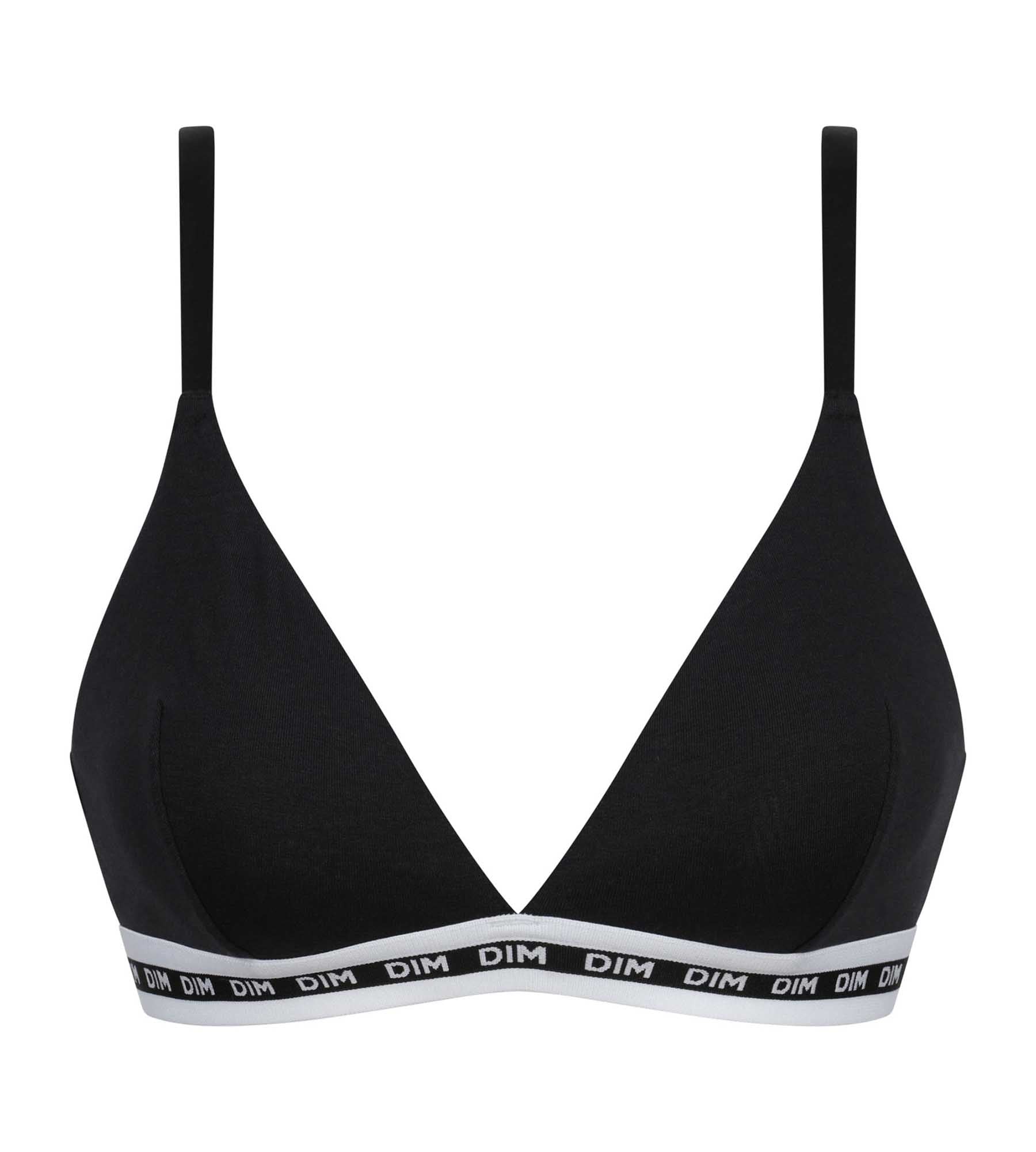 DIM Reggiseni da donna a triangolo senza ferretto Nero Dim Icons