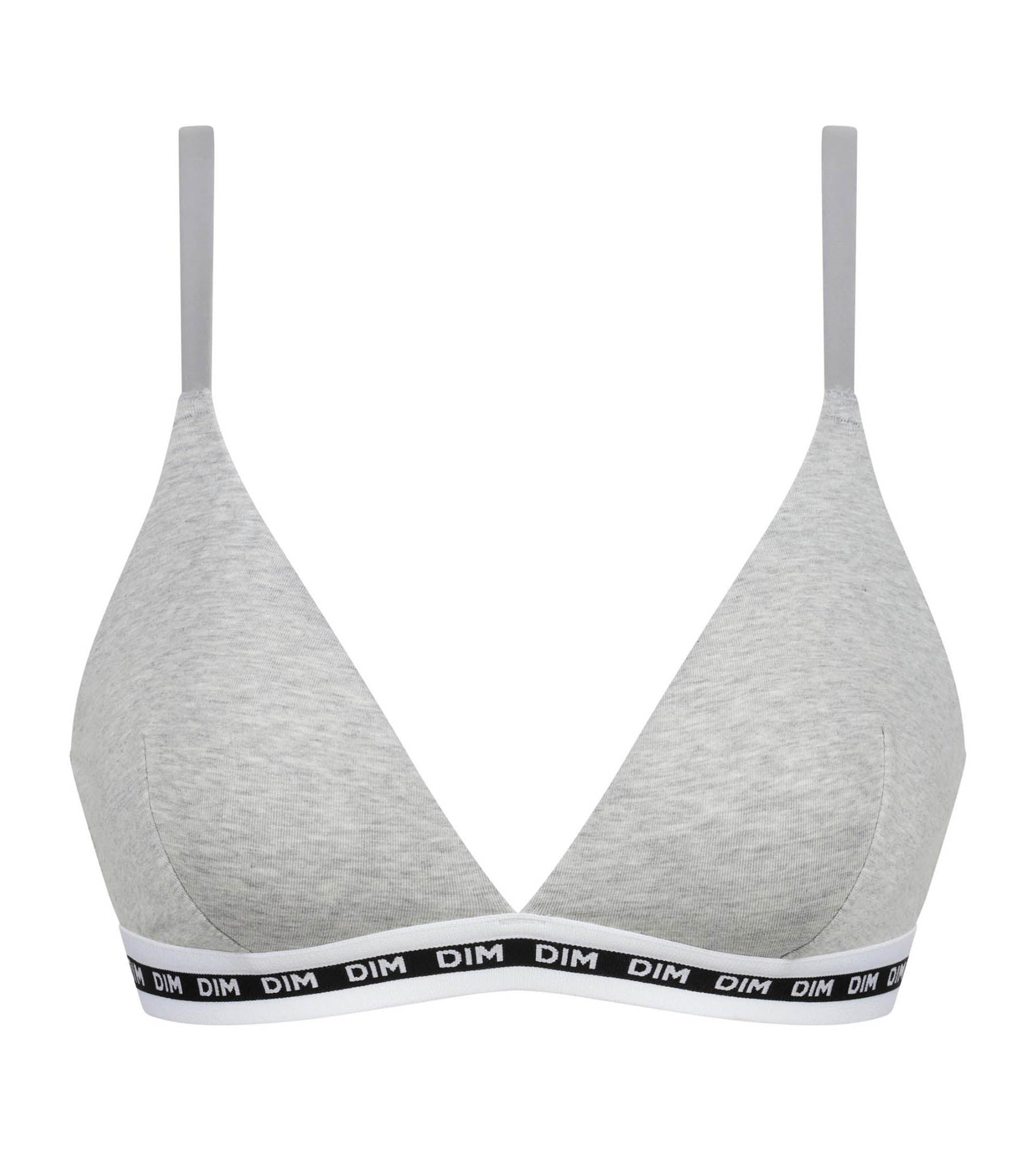DIM Reggiseno a triangolo Donna senza ferretto Dim Icons Heather Grey