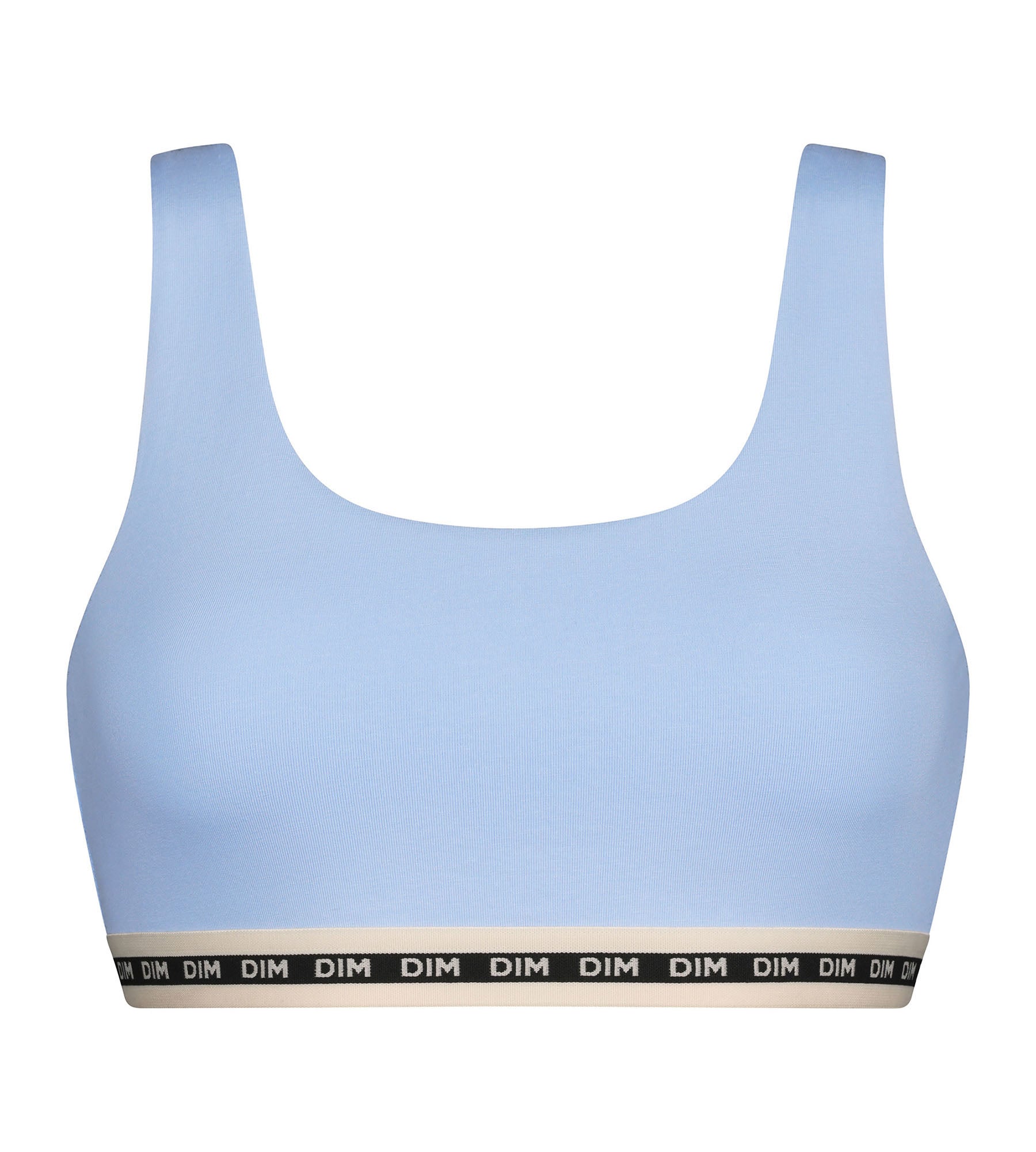 DIM Reggiseno blu in cotone modal DIM Icons Essentiel