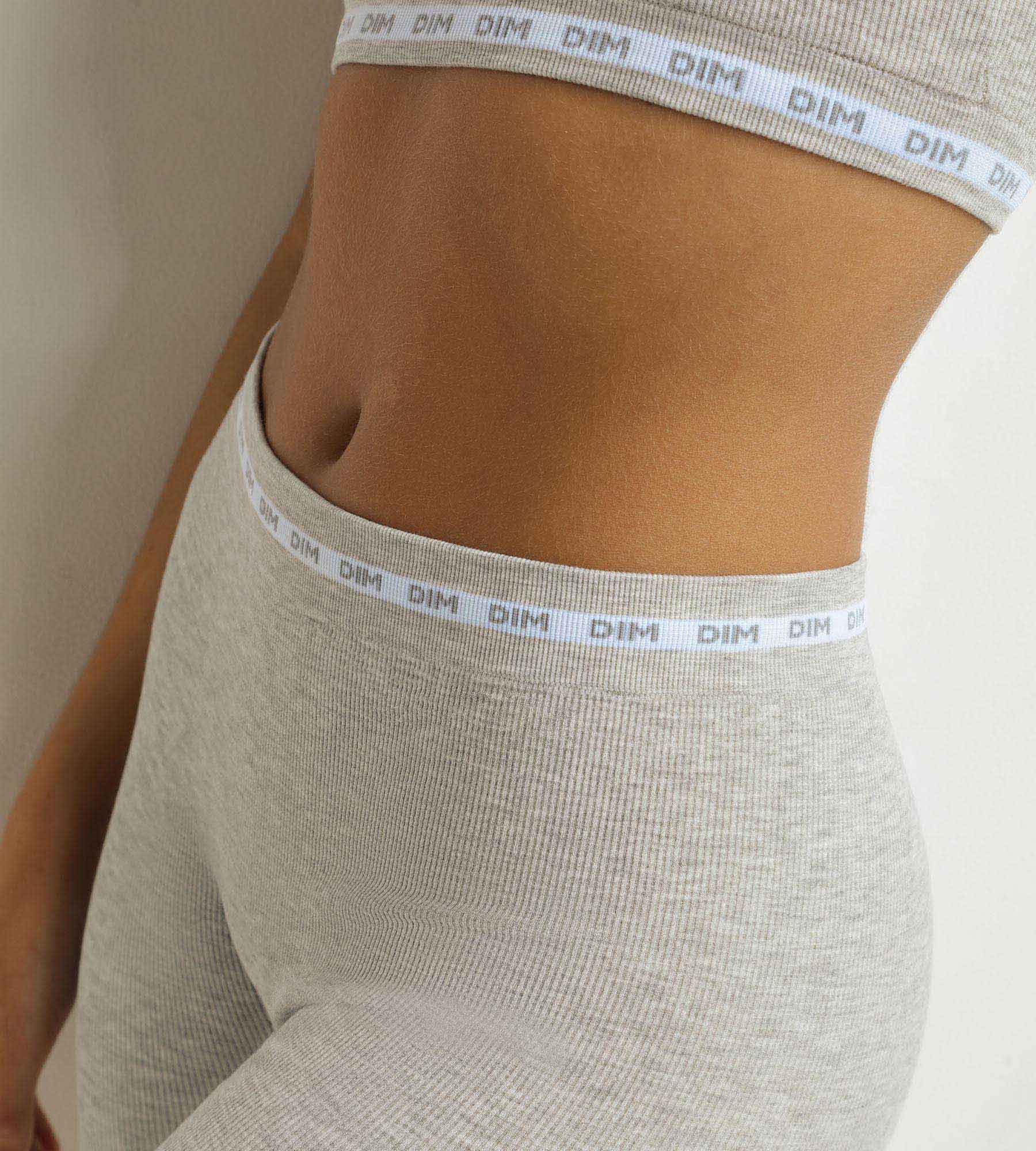 DIM Donna a coste ciclista Heather Grey DIM Icons