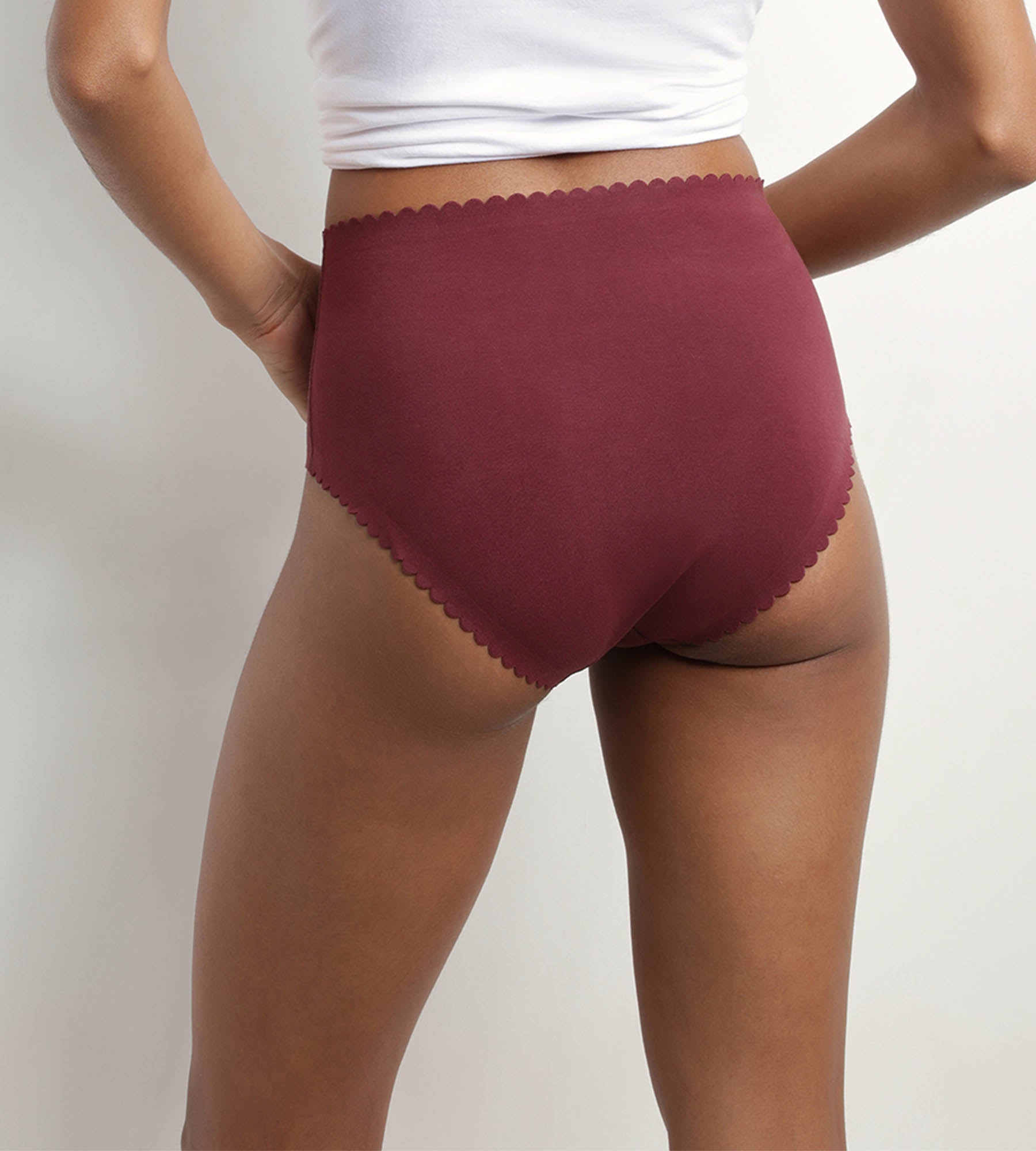 DIM Body Touch Easy Pacco da 2 slip in cotone elasticizzato rosa rubino