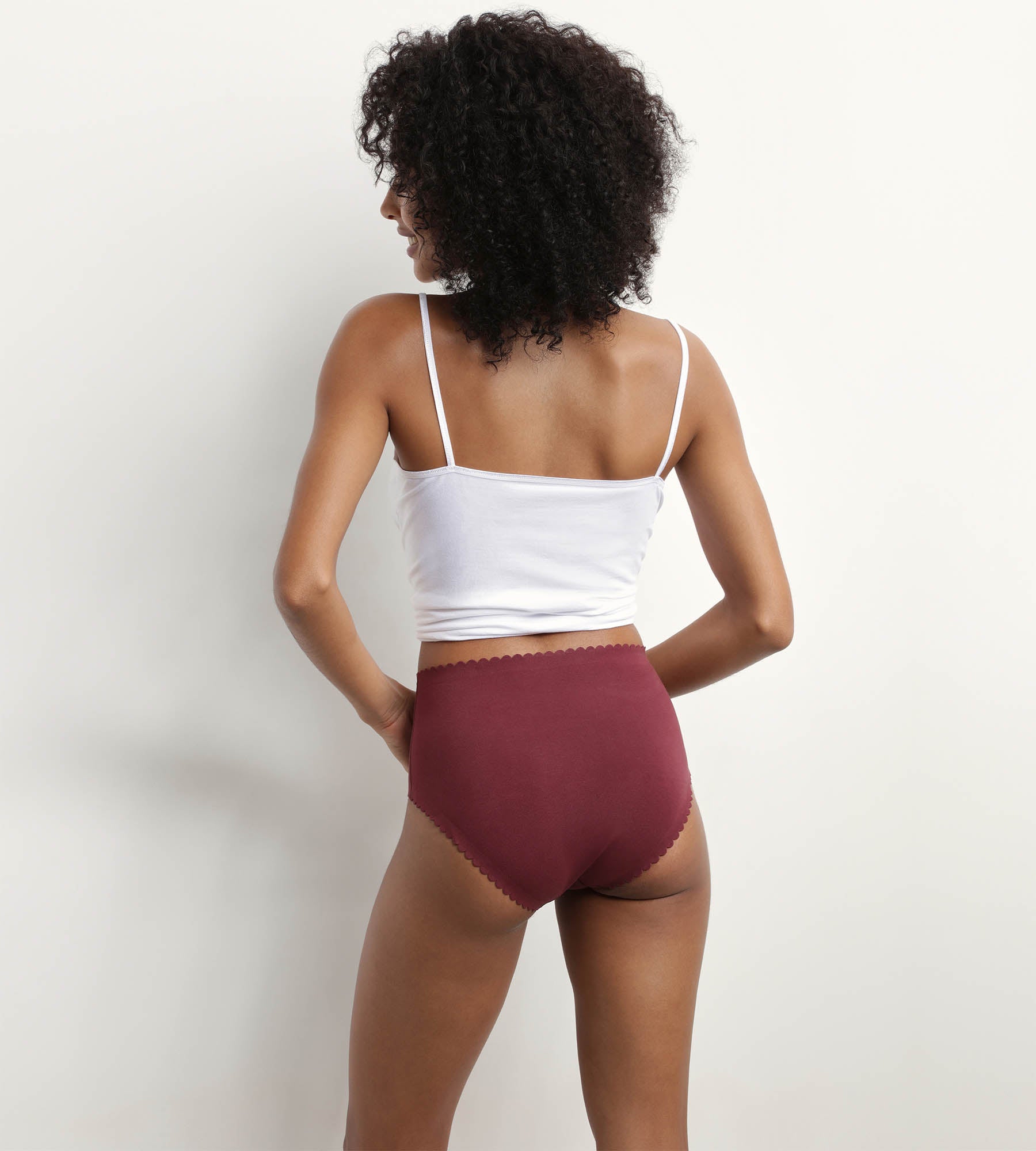 DIM Body Touch Easy Pacco da 2 slip in cotone elasticizzato rosa rubino