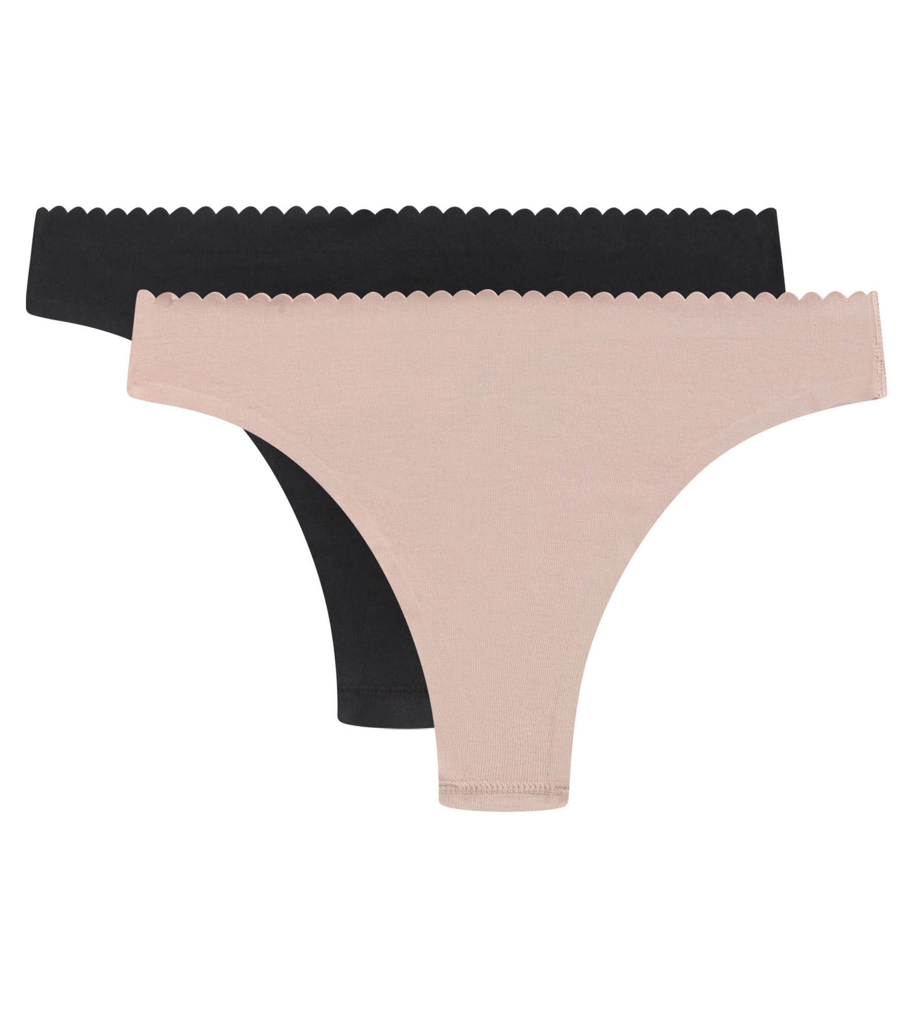 DIM Pacco da 2 tanga da donna Body Touch Easy color carne e nero