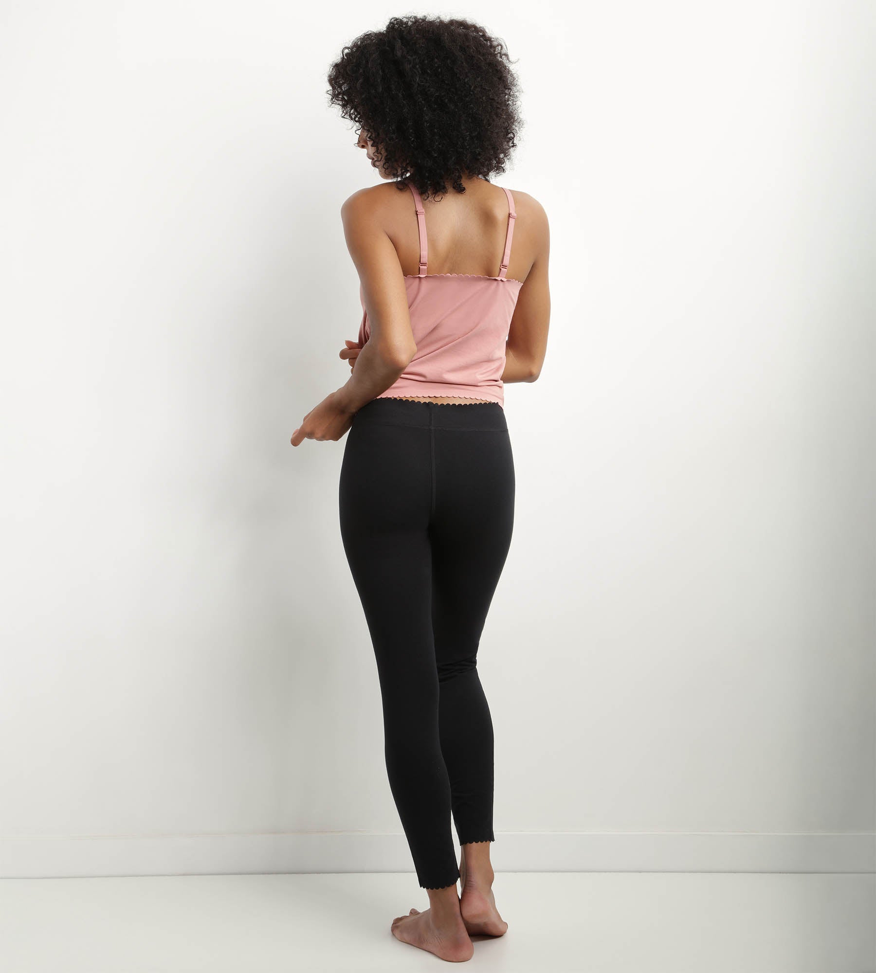 DIM Top donna in cotone elasticizzato senza cuciture Rose Ombre Body Touch Easy