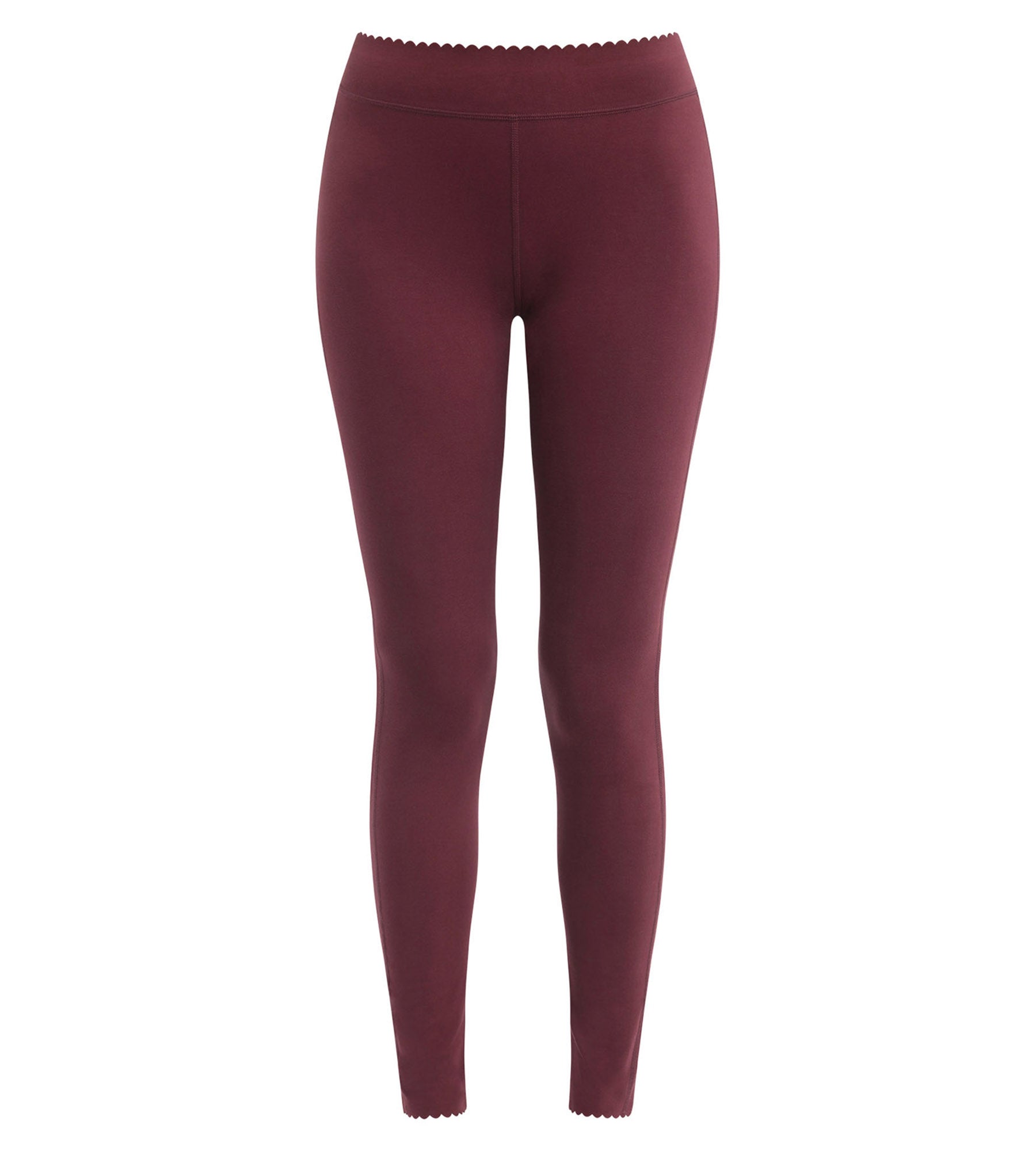 DIM Leggings donna Body Touch Easy Rubino scuro in cotone elasticizzato coprente