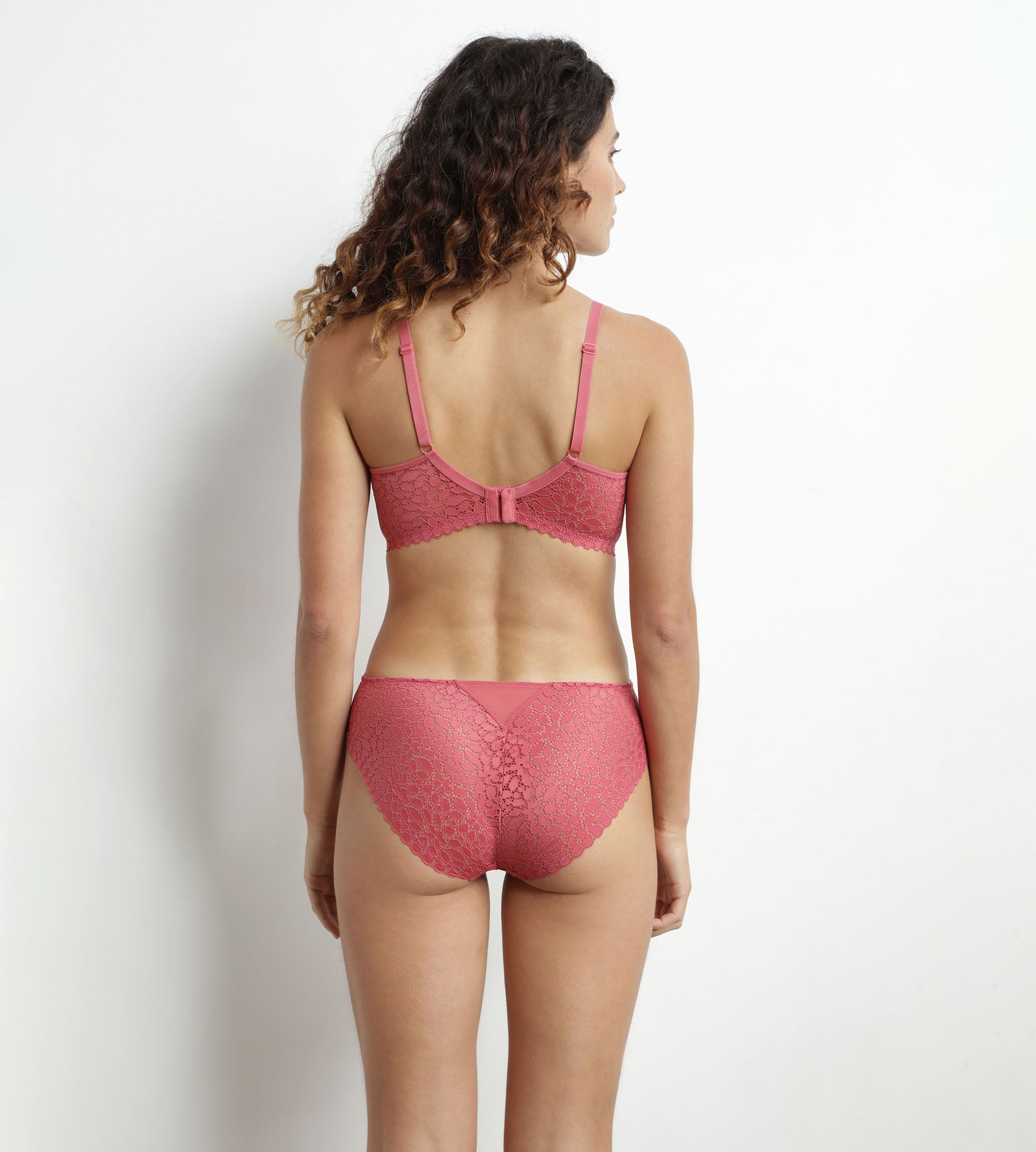 DIM Slip donna in pizzo floreale Rose Satin Dim Daily Dentelle