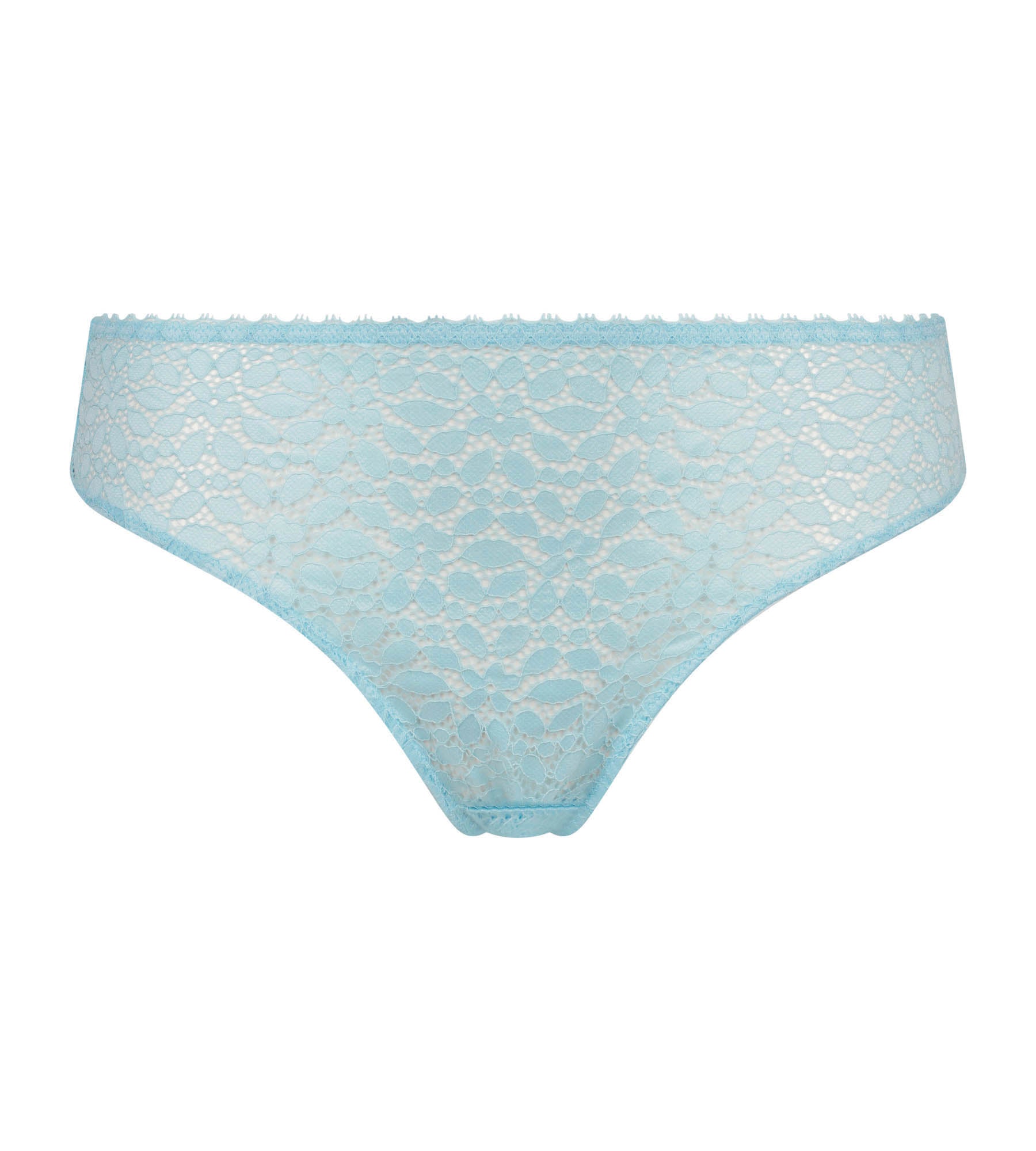 DIM Slip donna in pizzo floreale Blu Camicia Dim Daily Dentelle