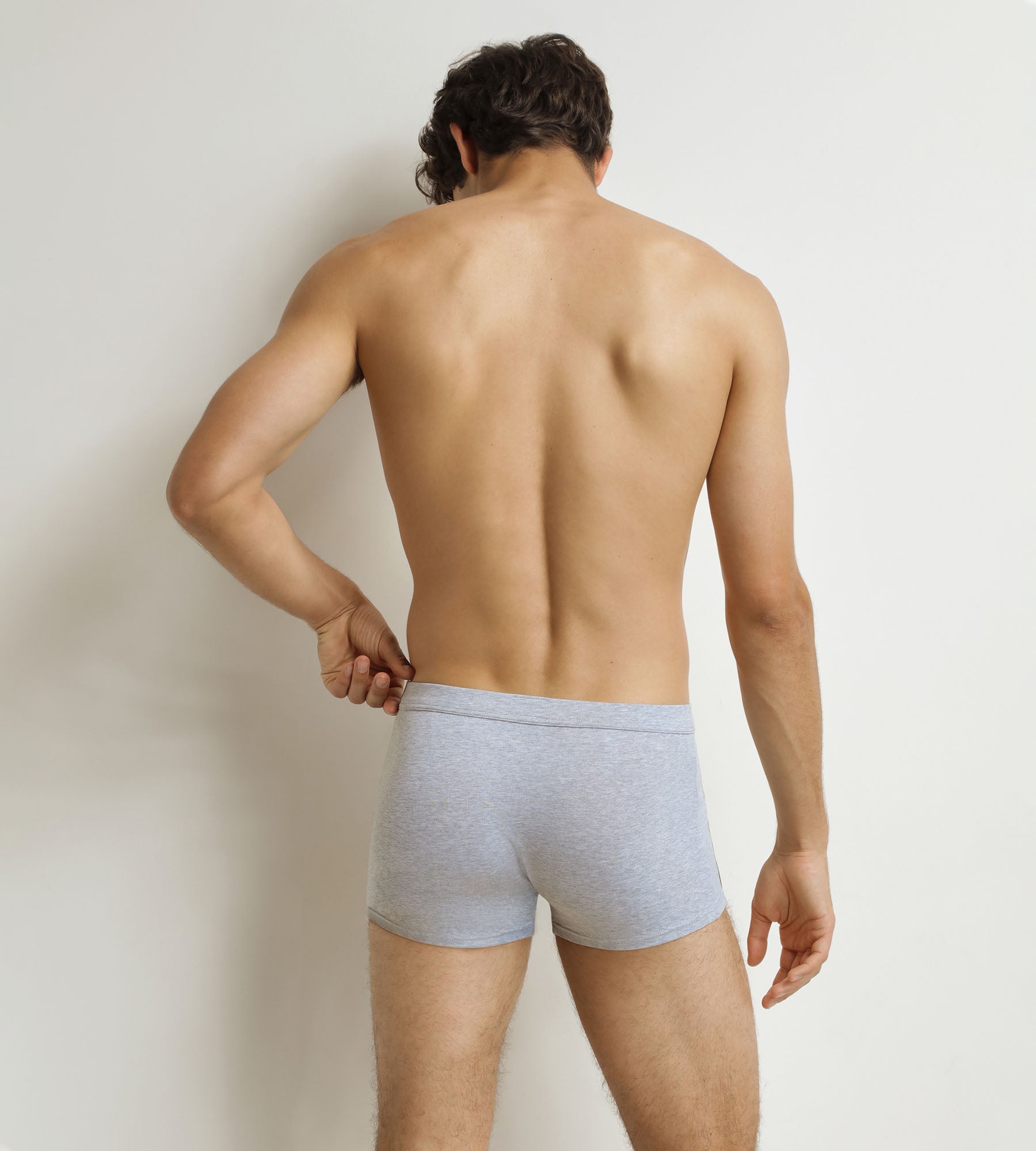 DIM Boxer Uomo Classic in cotone grigio cenere