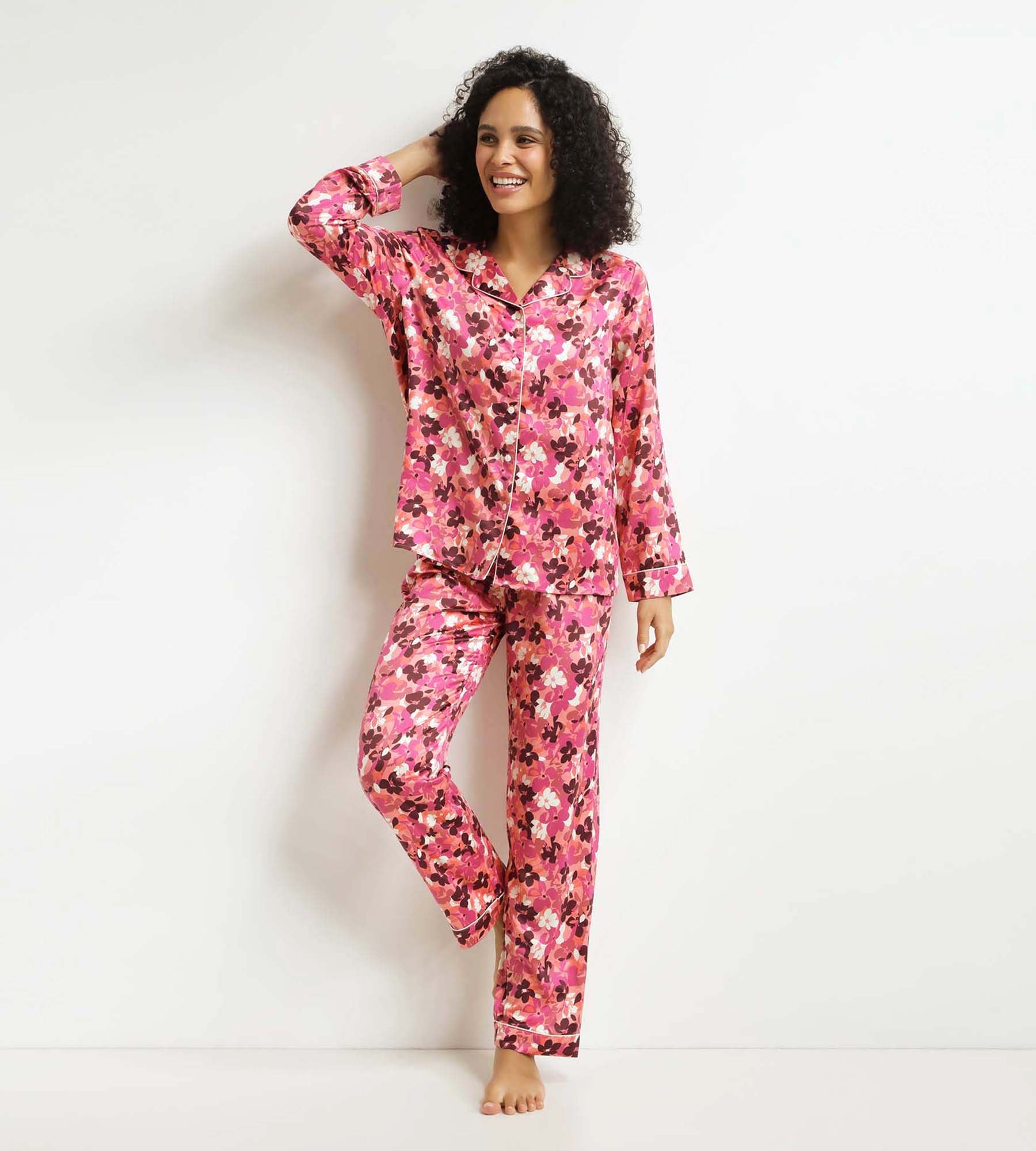 DIM Set pigiama donna Fico floreale Don't Disturb