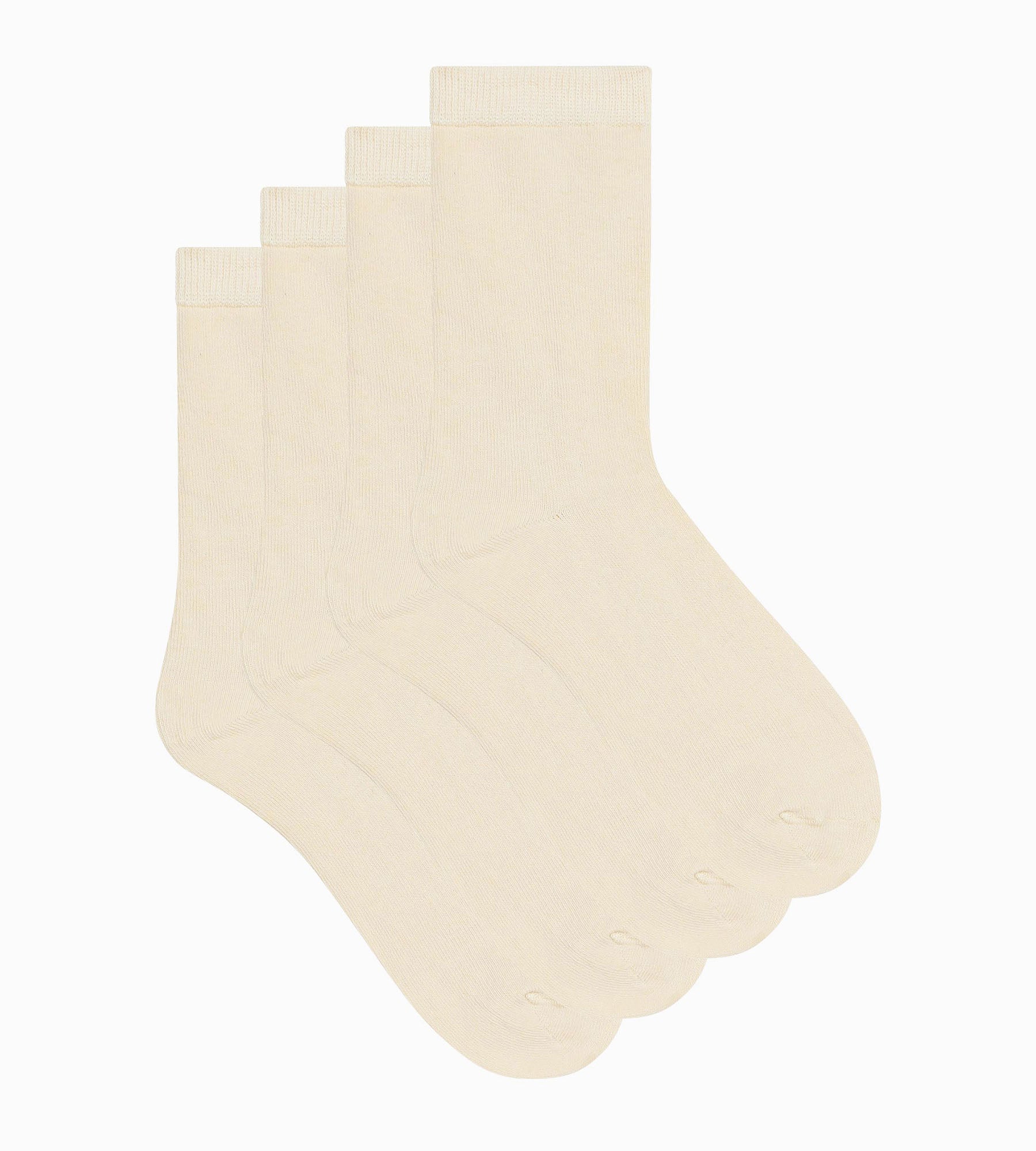 DIM Pacco da 2 paia di calze Thermo Polar Cream da donna.