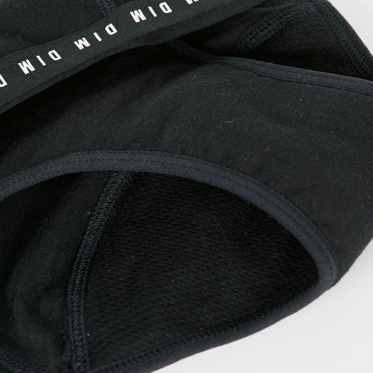 DIM Slip da ciclo per bambina in cotone bio Flux Medium Nero My Protect