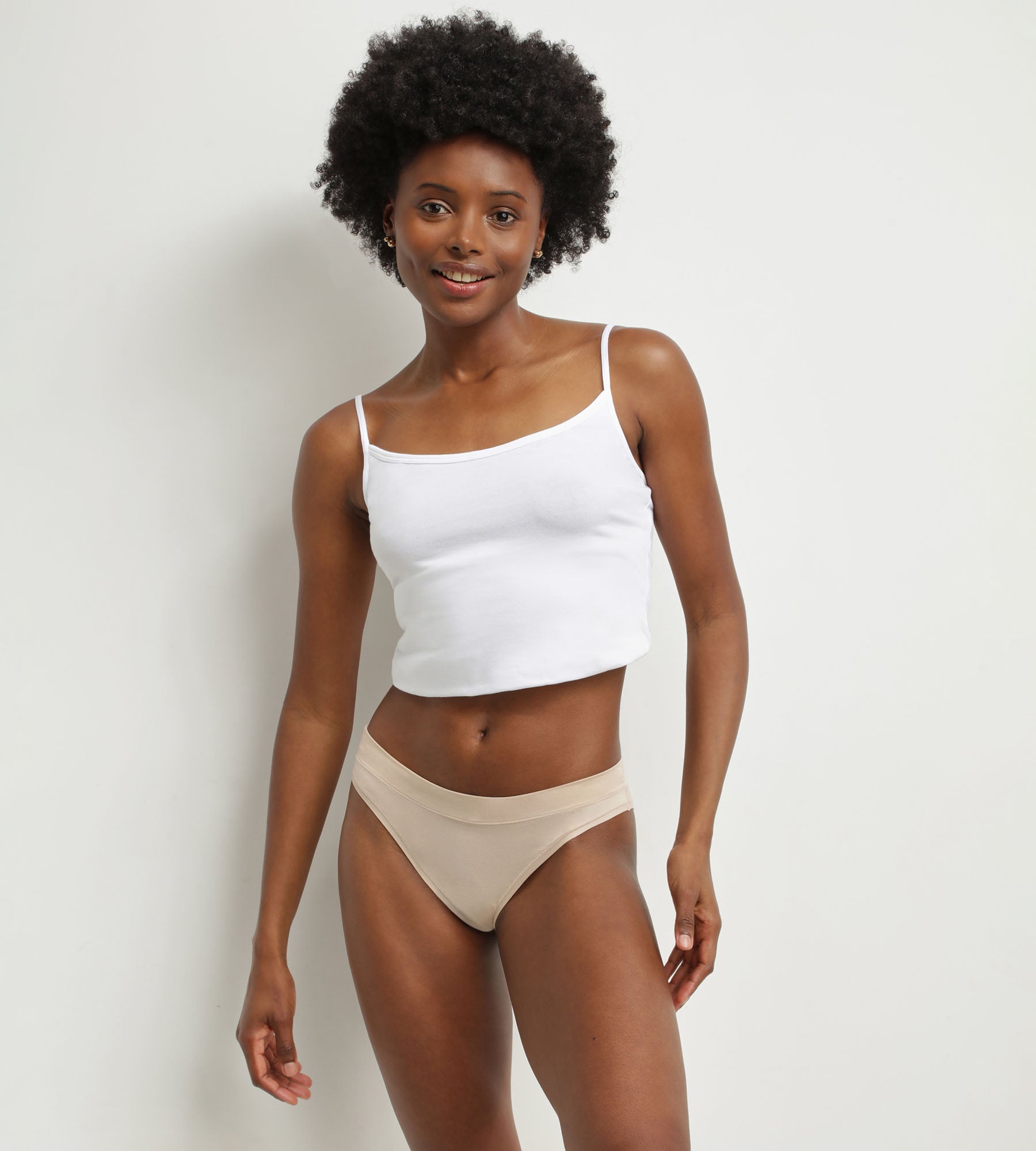 DIM Slip in cotone modal nudo Dim Comfort Collection