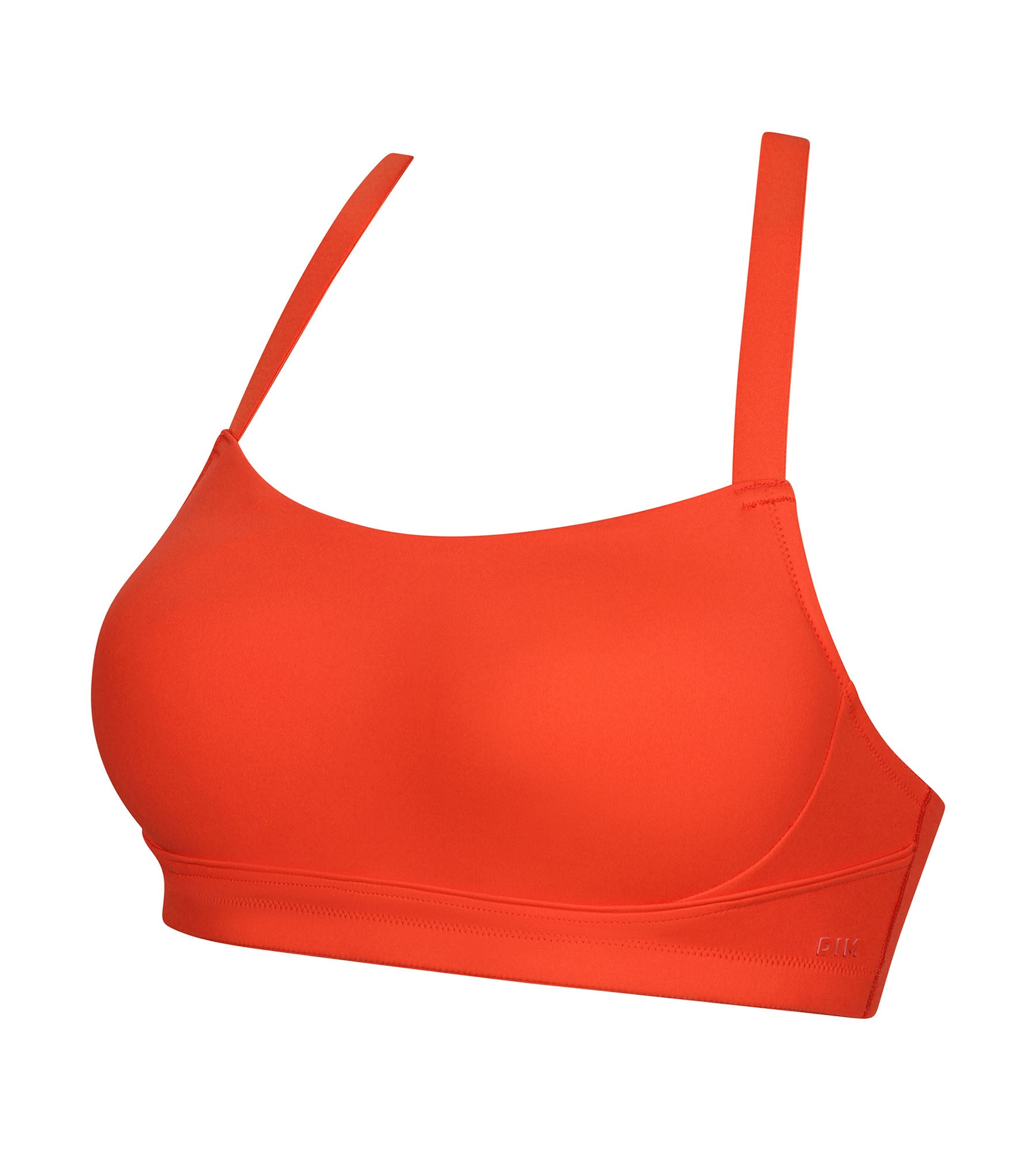 DIM Reggiseno sportivo in microfibra modellante arancione DIM Move