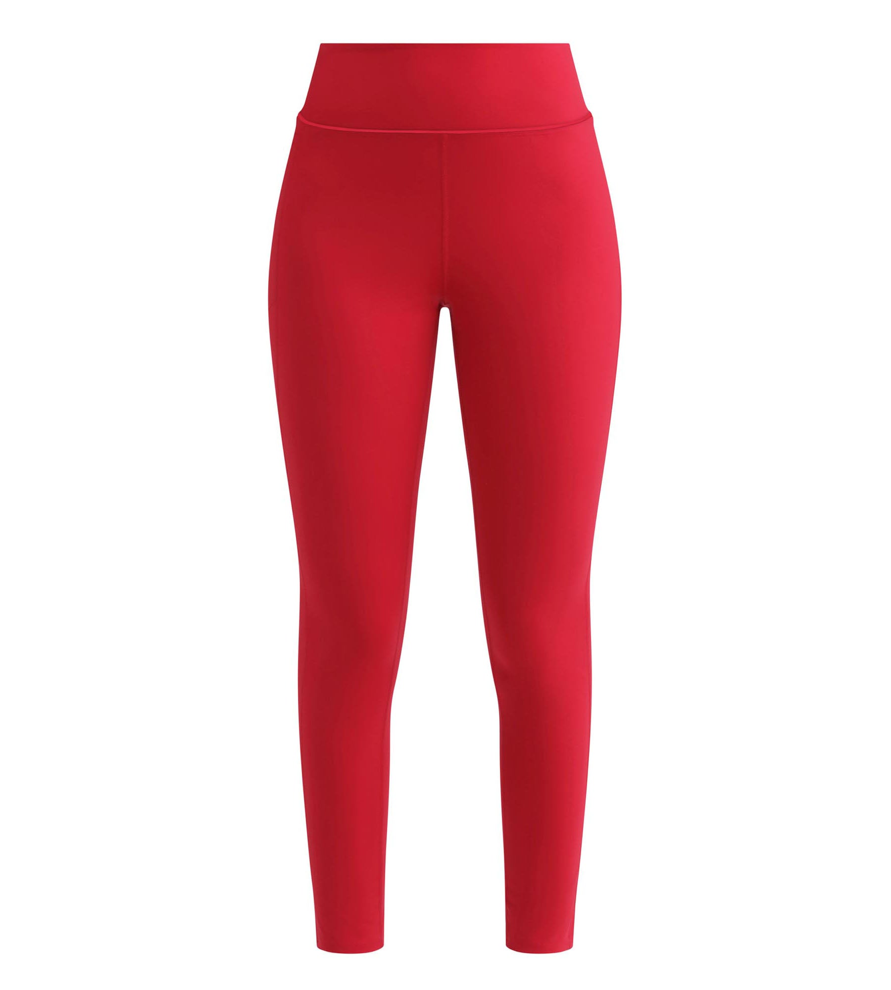 DIM Leggings sportivi donna in microfibra scolpita rossa DIM Move