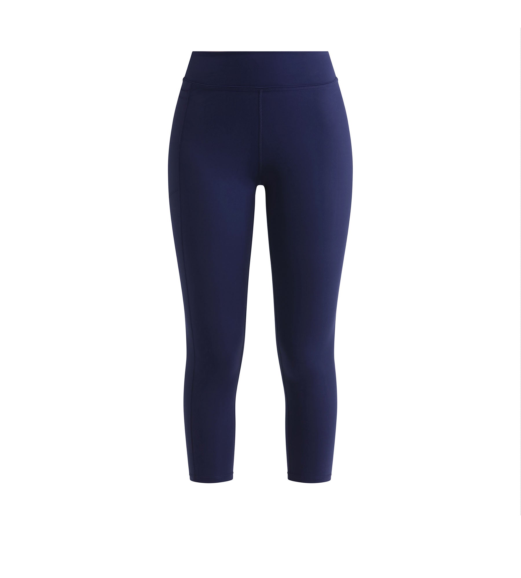 DIM Leggings sportivi corti da donna in microfibra blu notte DIM Move