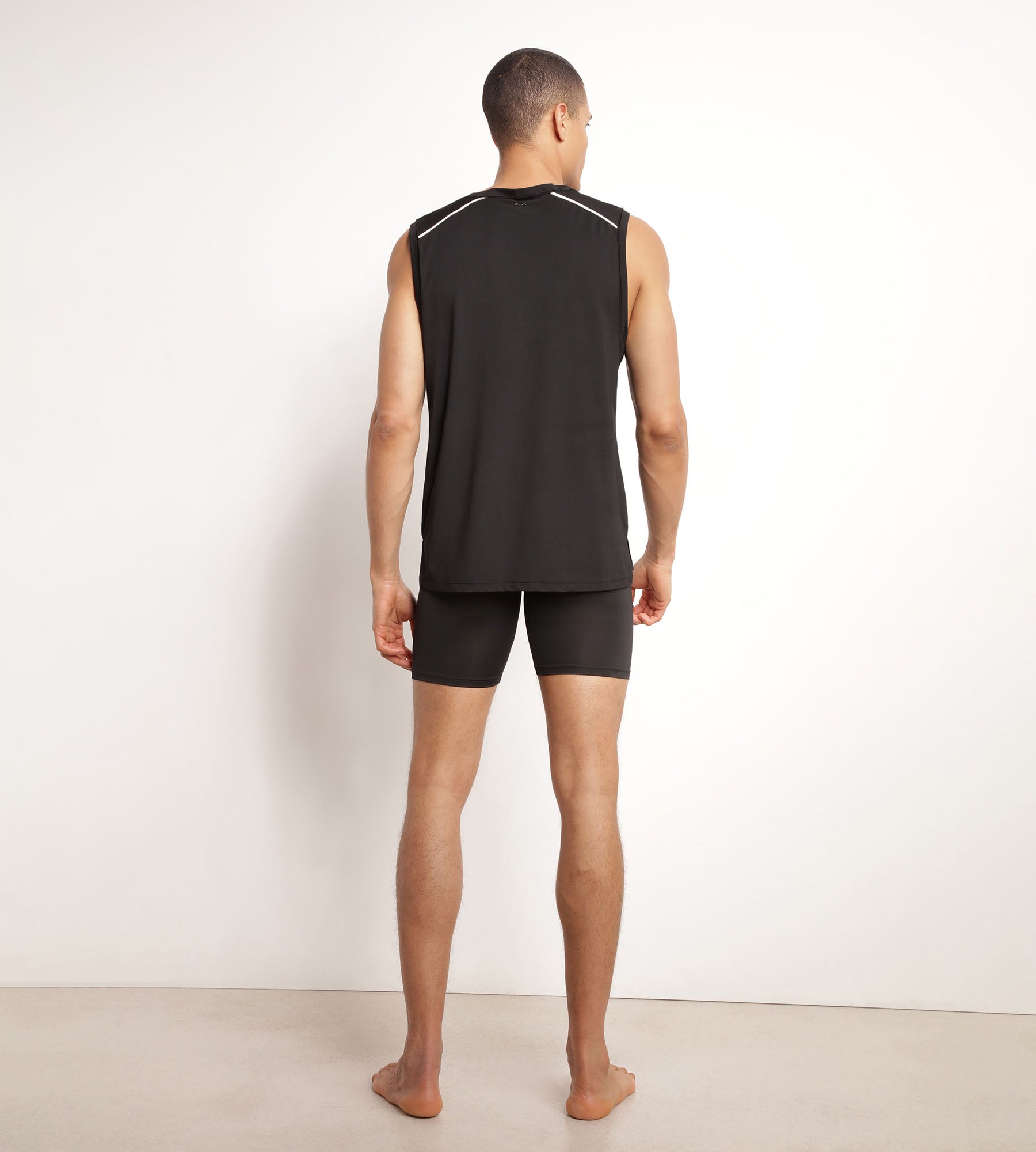 DIM Boxer uomo in microfibra e rete Nero DIM Move