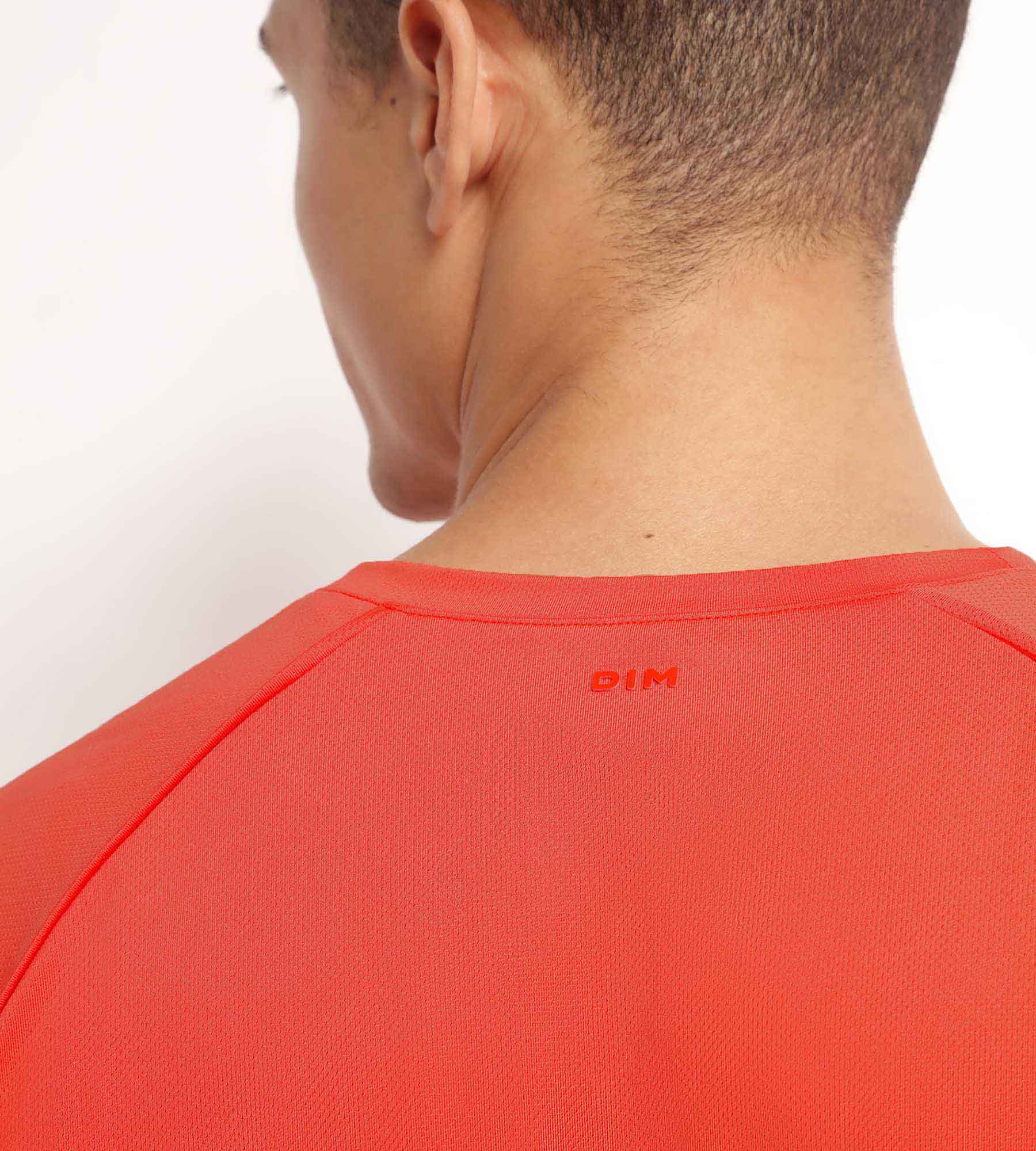 DIM Boxer da uomo in microfibra e rete DIM Move rosso