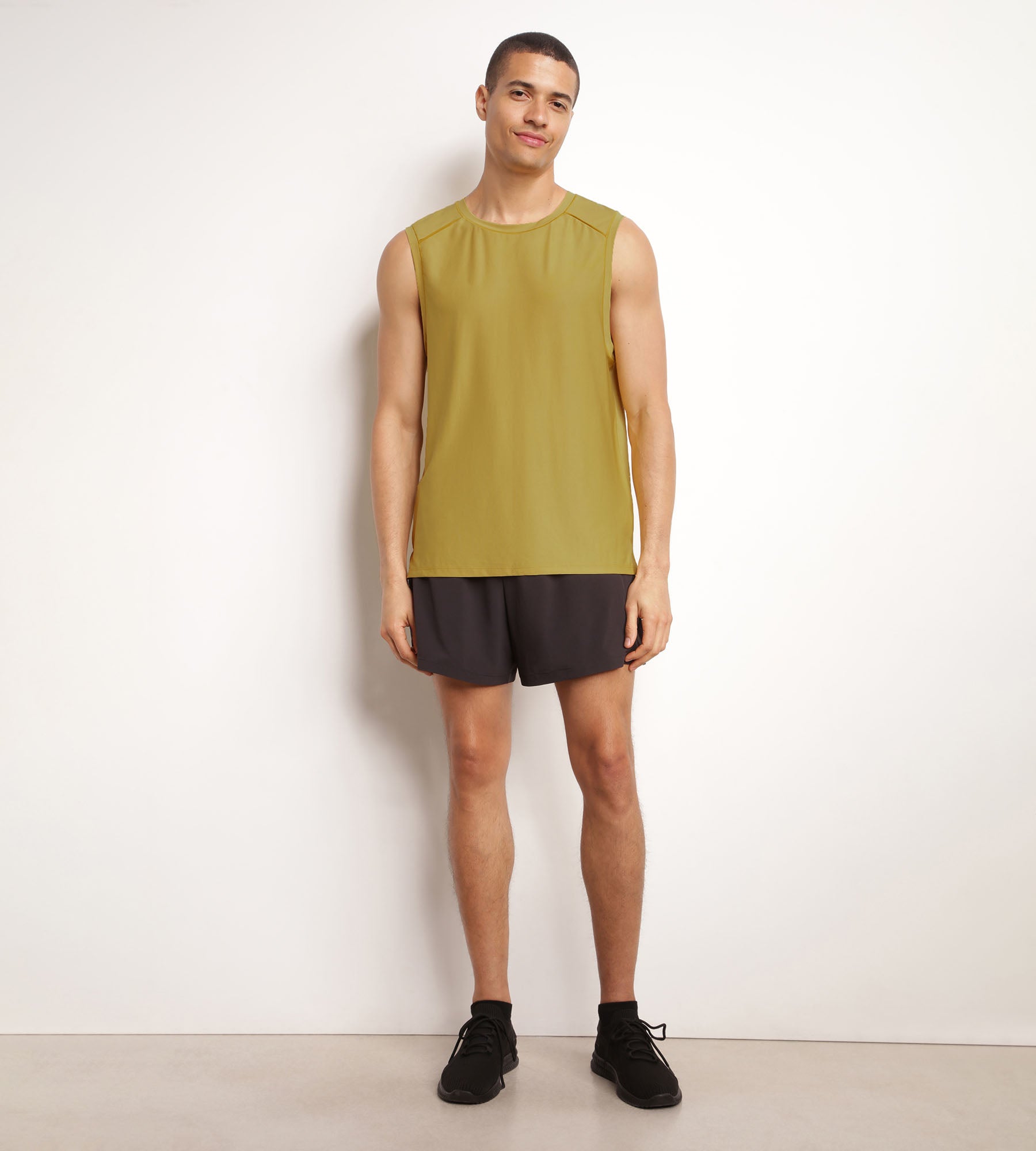 DIM Canottiera aerata Uomo Olive DIM Move