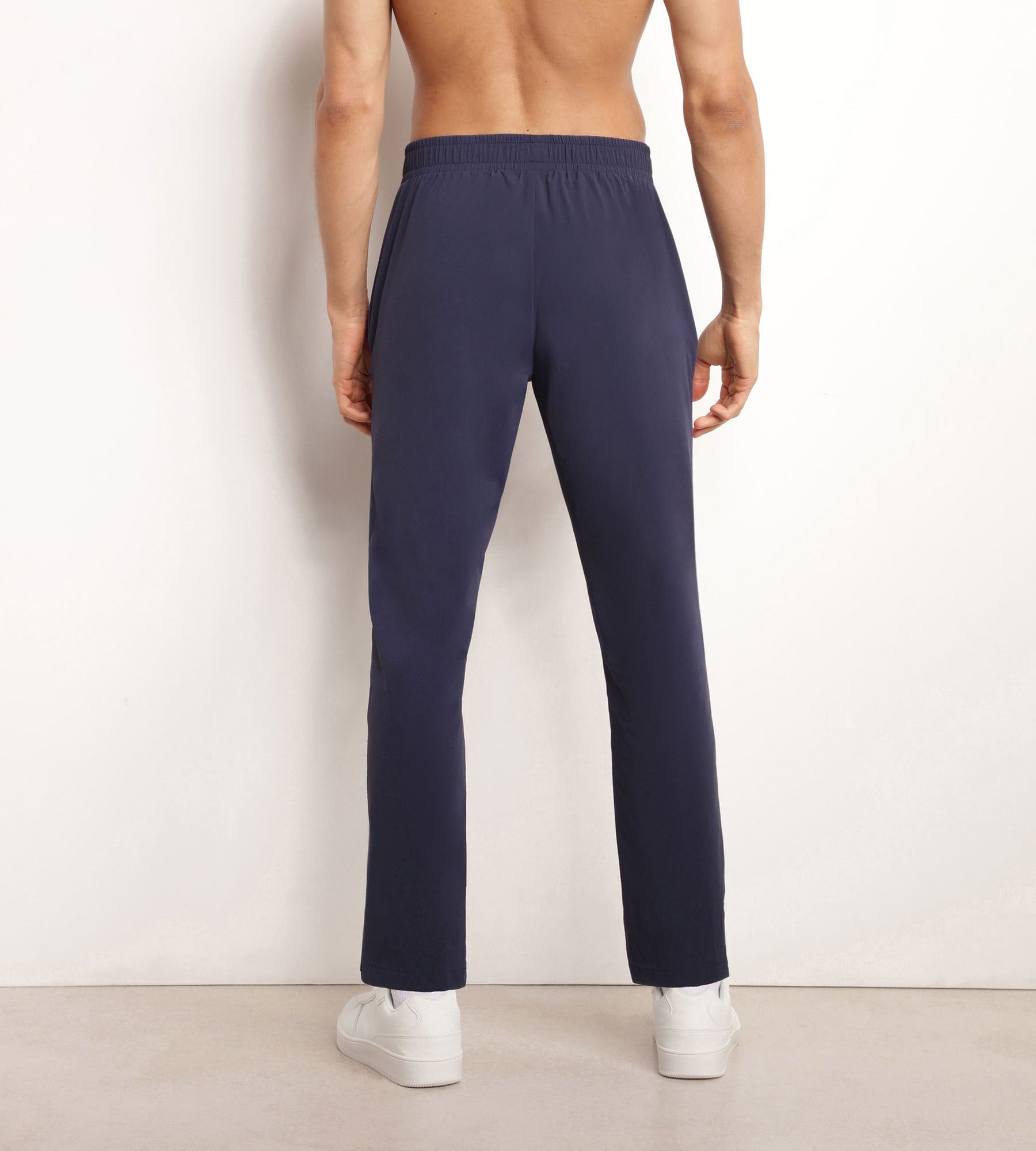 DIM Pantaloni chino uomo in jersey elasticizzato Blu DIM Move