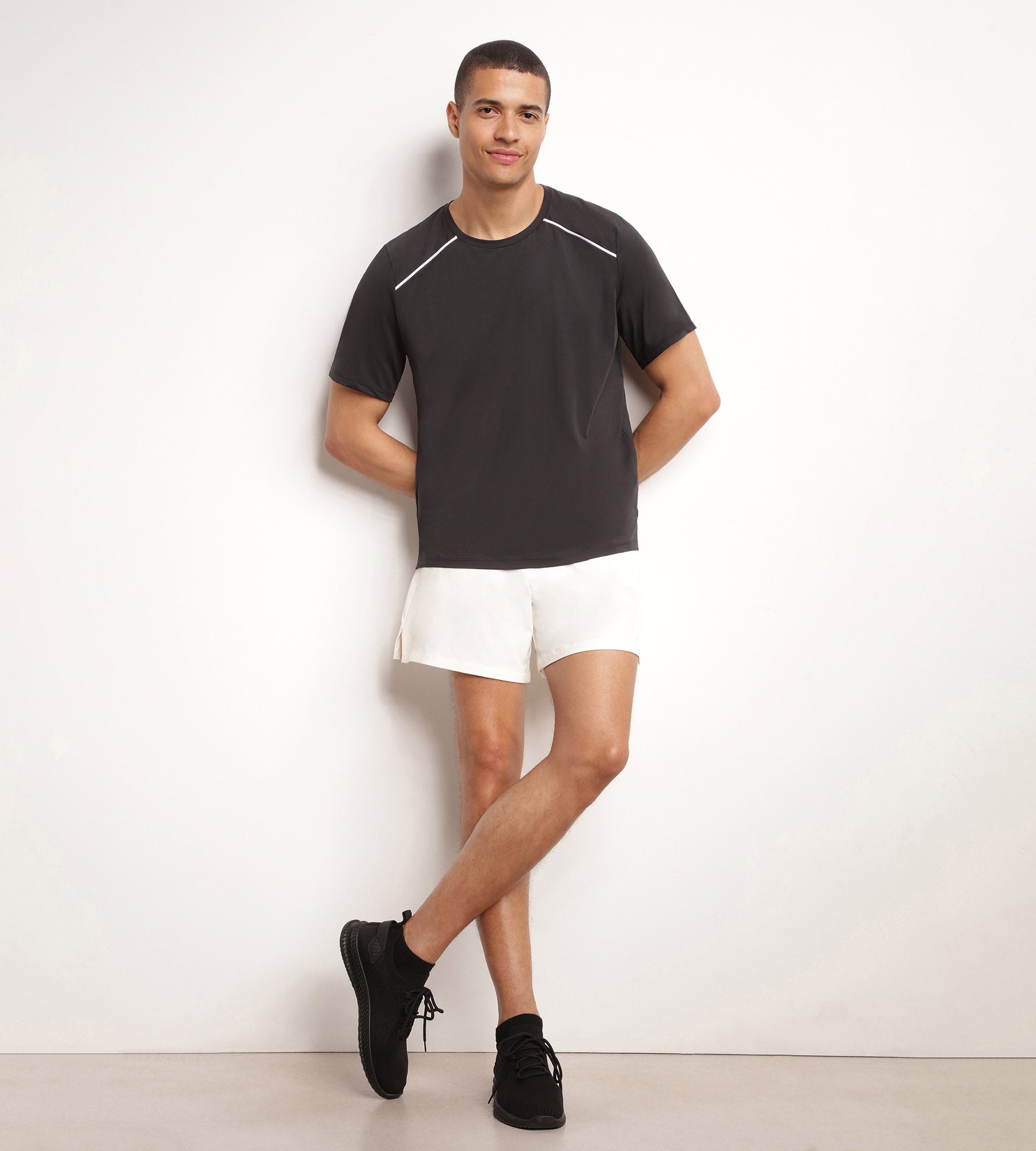 DIM T-shirt sportiva Uomo in tessuto traspirante nero DIM Move