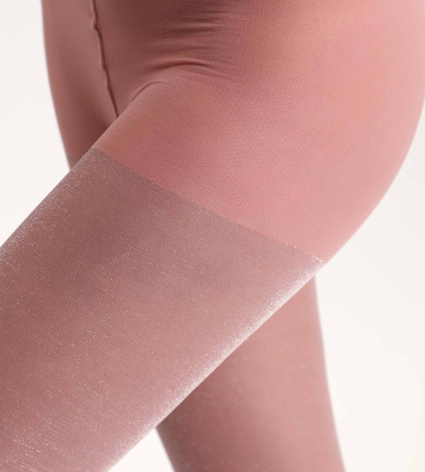 DIM Collant Dim Style rosa pallido coprente lucido
