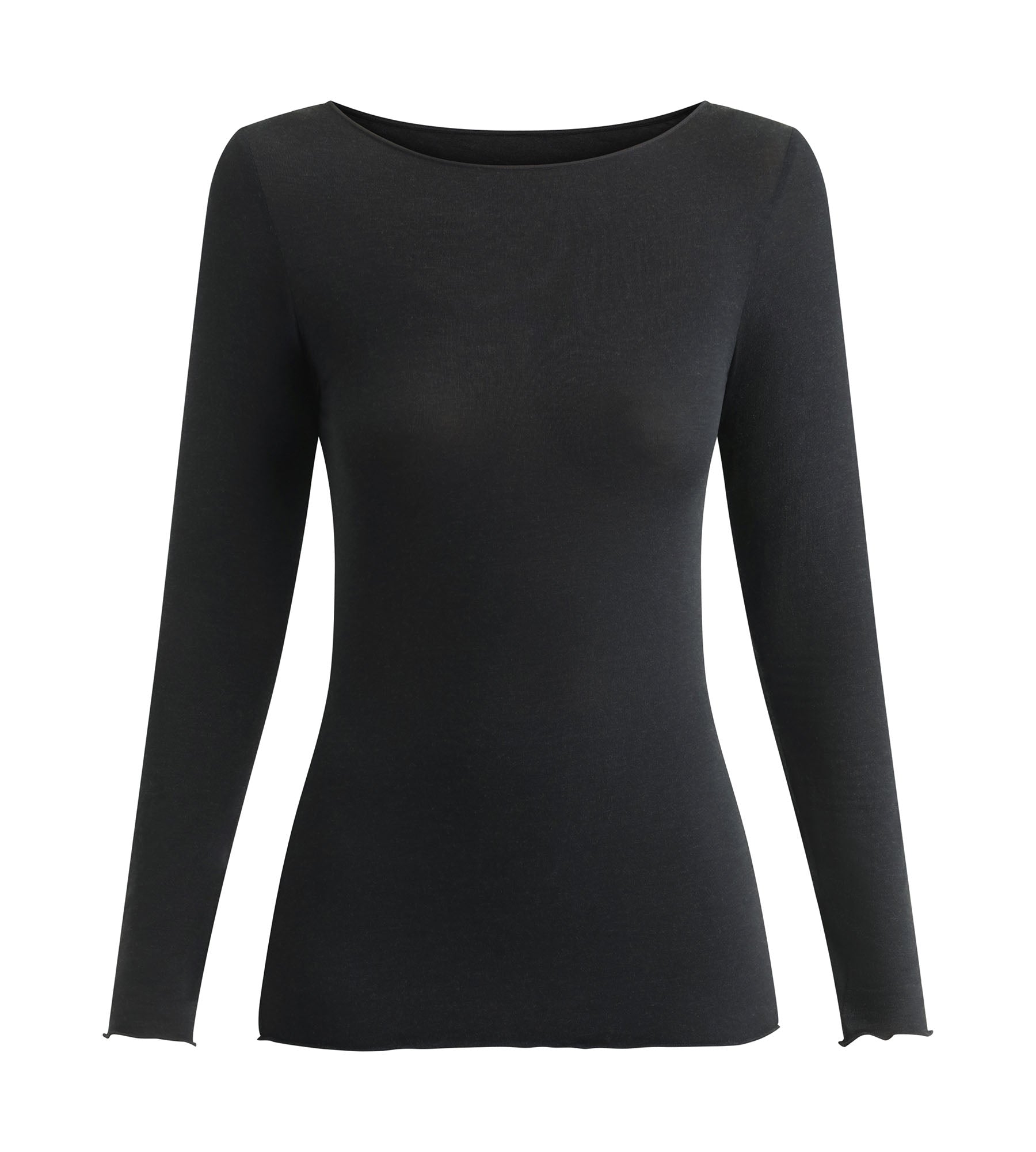DIM T-shirt donna con scollo a barchetta Nero Dim Termico