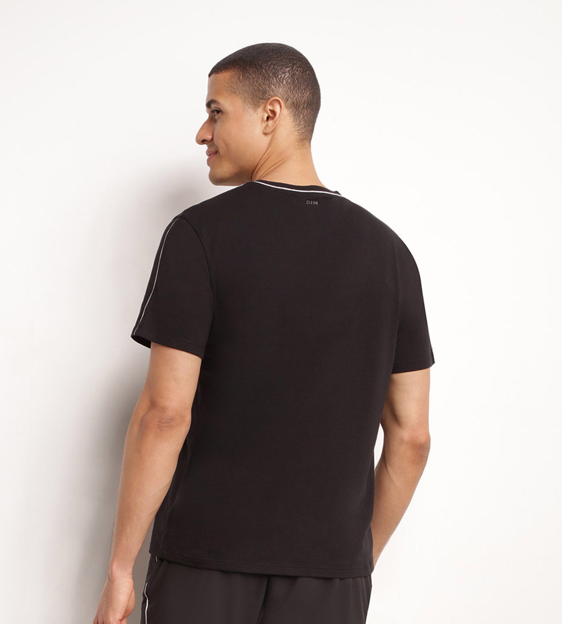 DIM T-shirt sportiva termoregolante Uomo in jersey nero DIM Move
