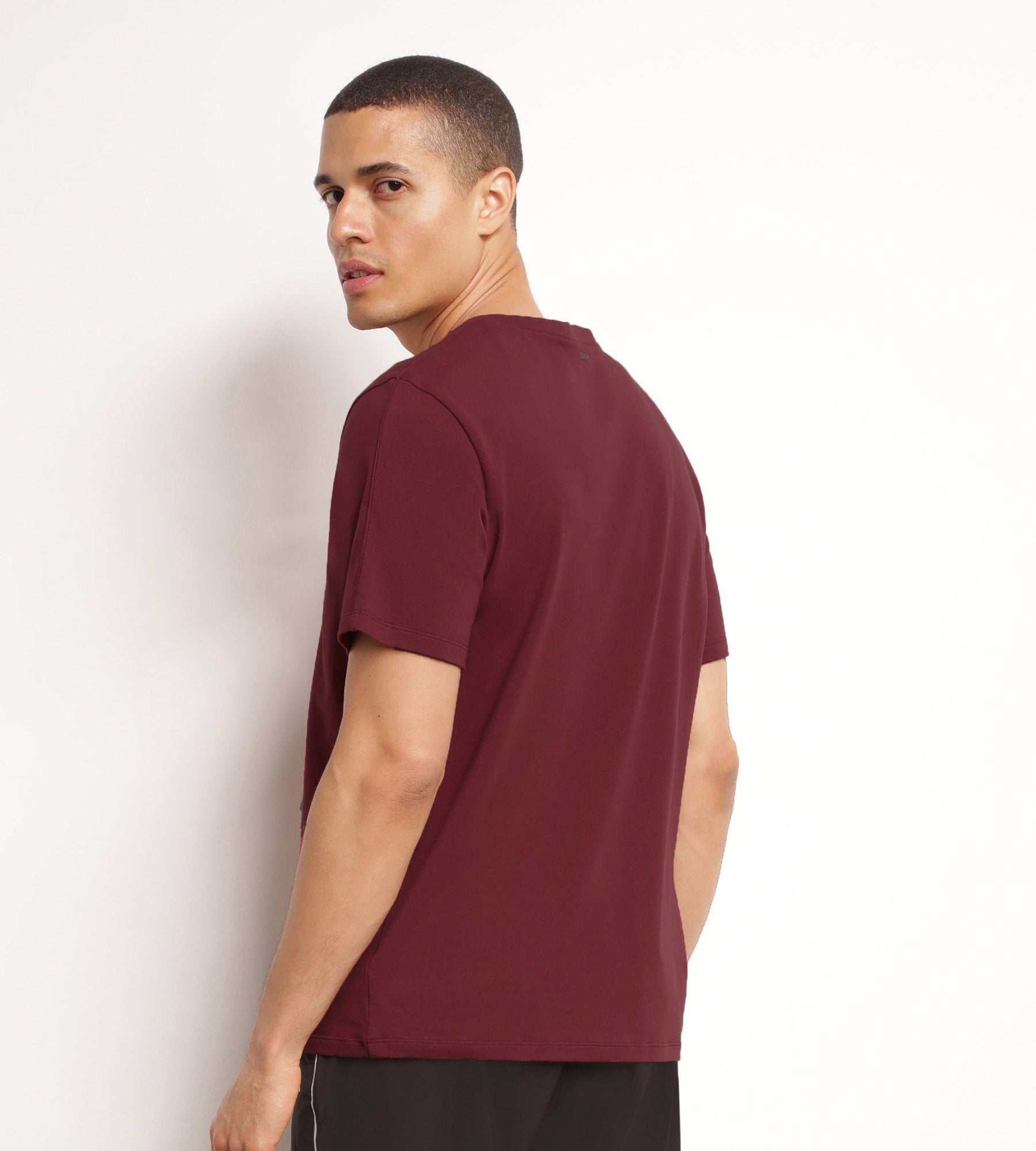DIM Maglietta sportiva in jersey termoregolatore Uomo Bordeaux DIM Move