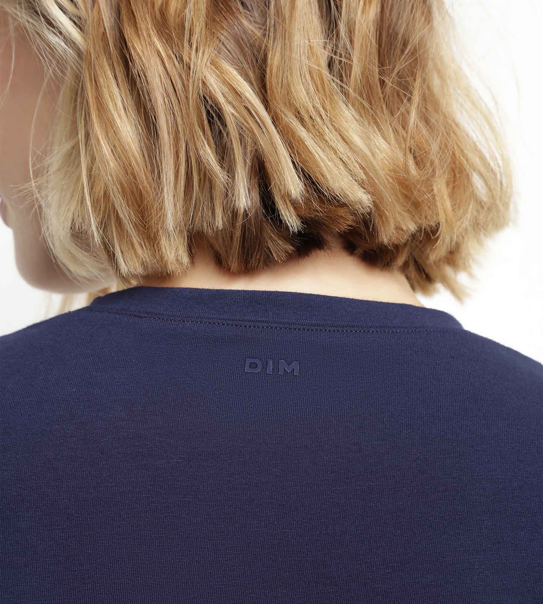 DIM T-shirt sportiva termoregolante da donna in jersey blu DIM Move