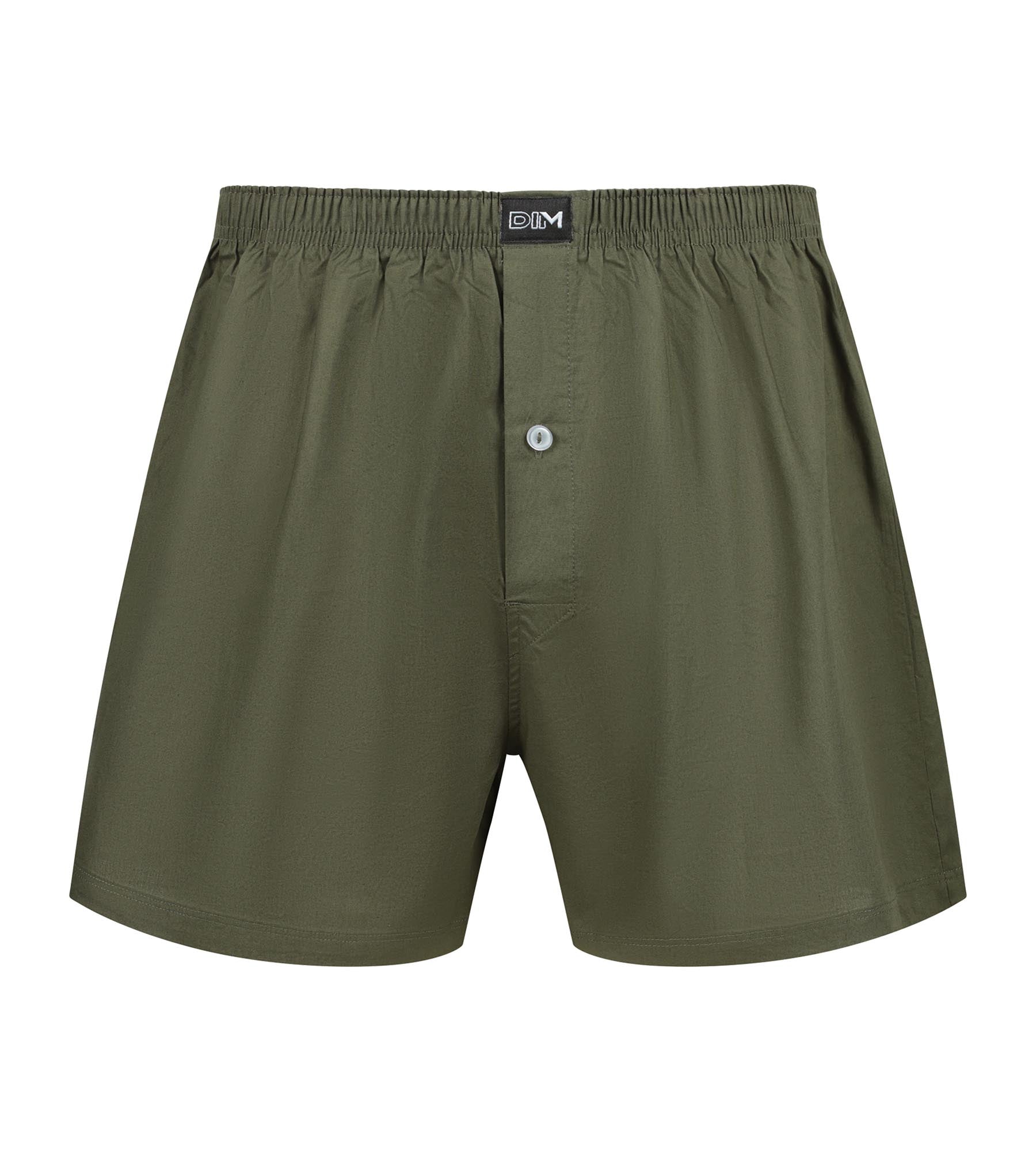 DIM Pantaloni da uomo Tennis Verde Cotone Stretch
