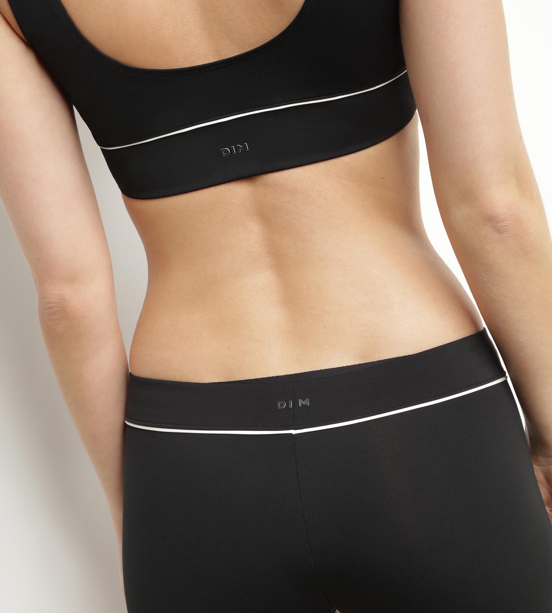 DIM Shorty da donna in microfibra nera DIM Move