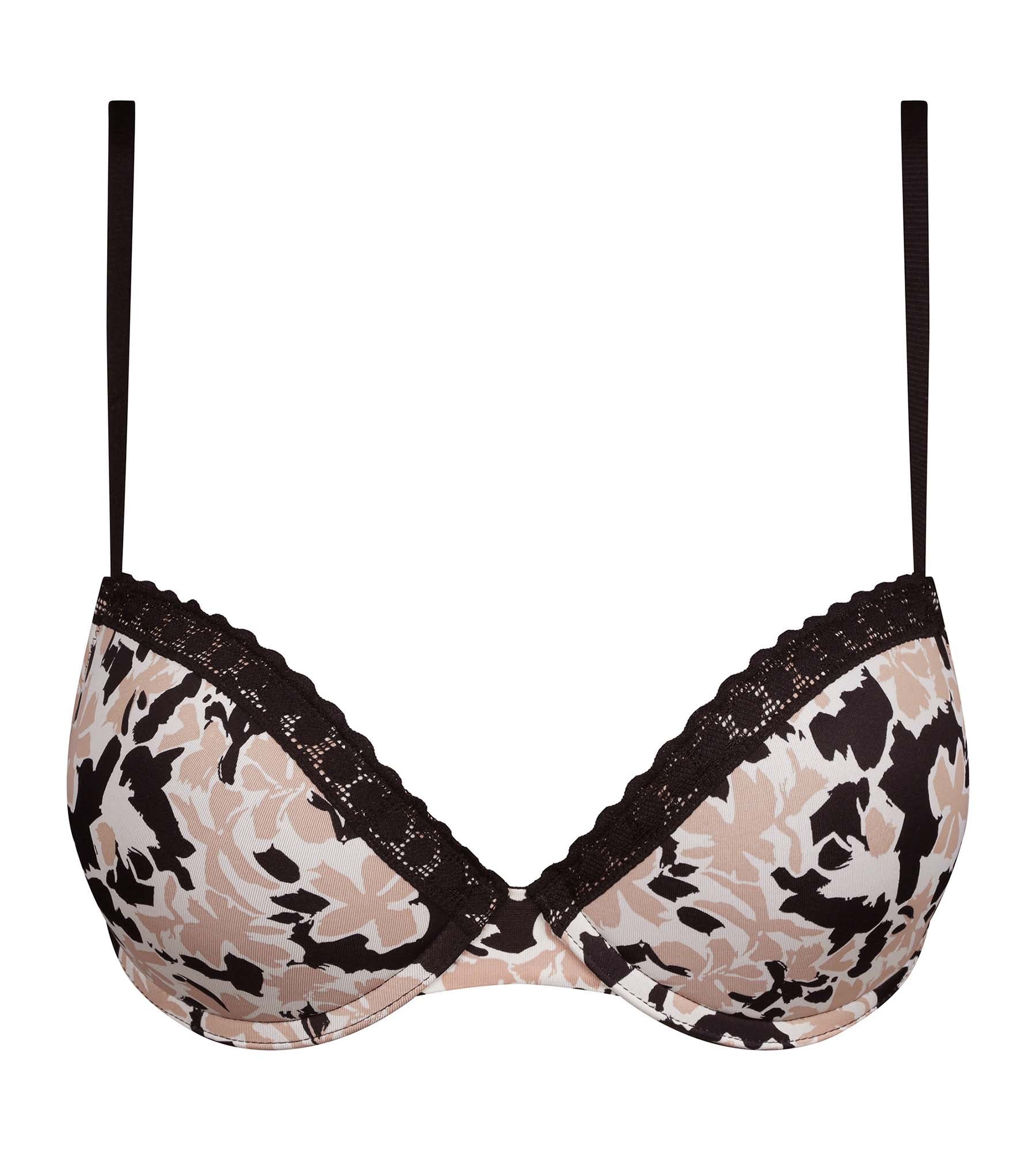 DIM Reggiseno a balconcino con ferretto floreale nudo Daily Micro