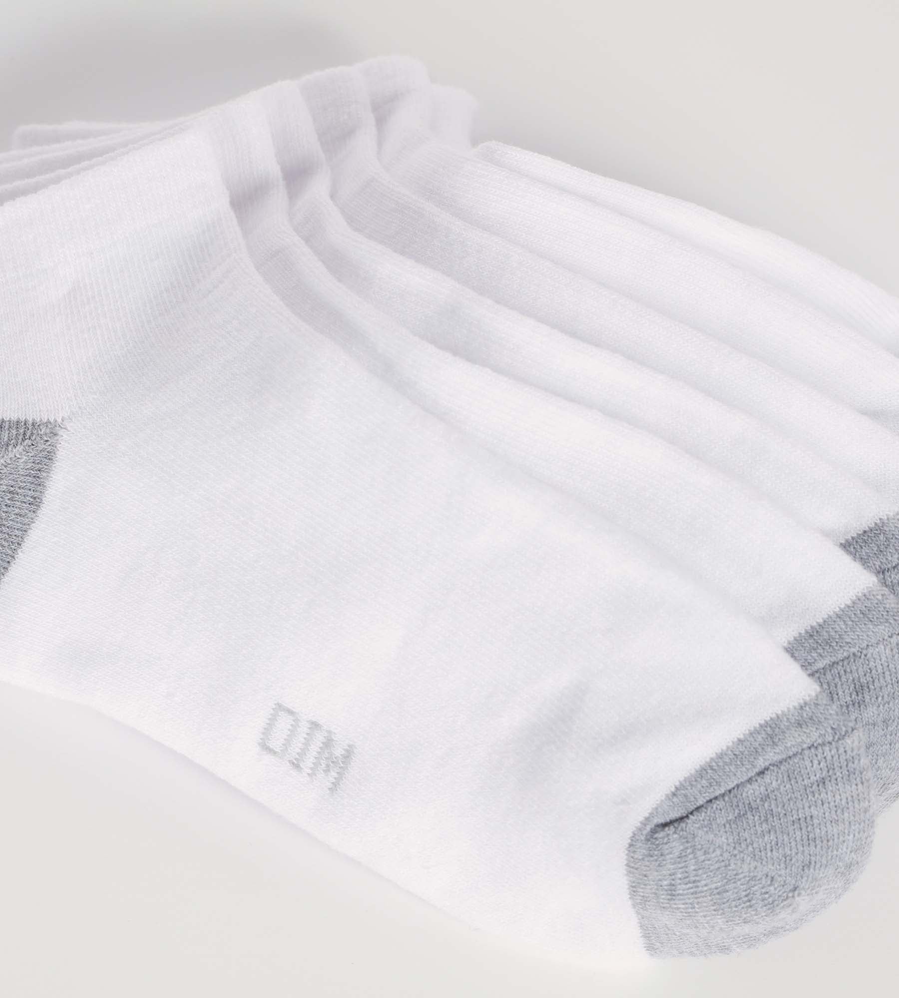 DIM Pacco da 3 paia di calzini da donna in cotone Bianco Grigio EcoDim Sport