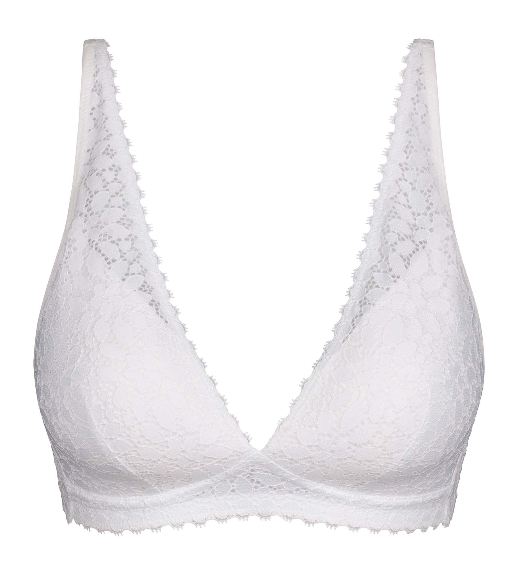 DIM Reggiseno a triangolo in microfibra schiumata White Daily Dentelle