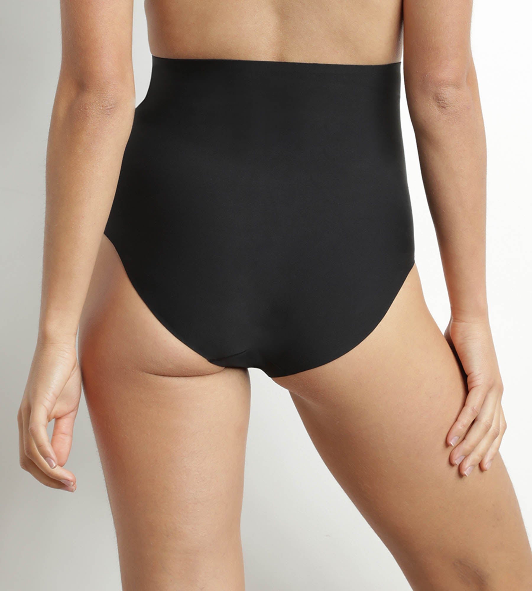 DIM Donna scolpire vita alta senza cuciture slip Nero Dim Silhouette Invisibile