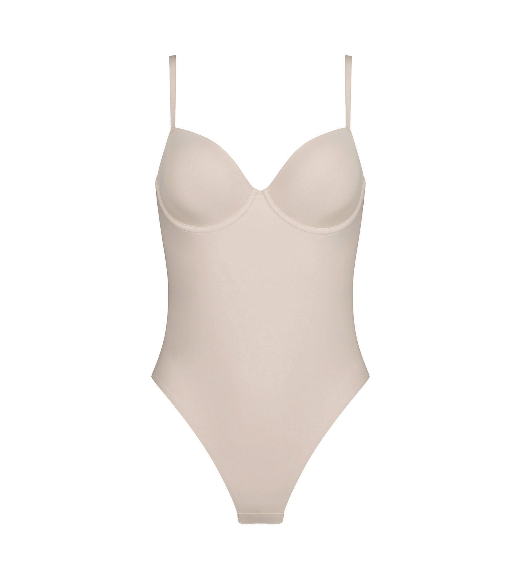 DIM Dim Silhouette invisibile effetto modellante body perizoma in microfibra Nude