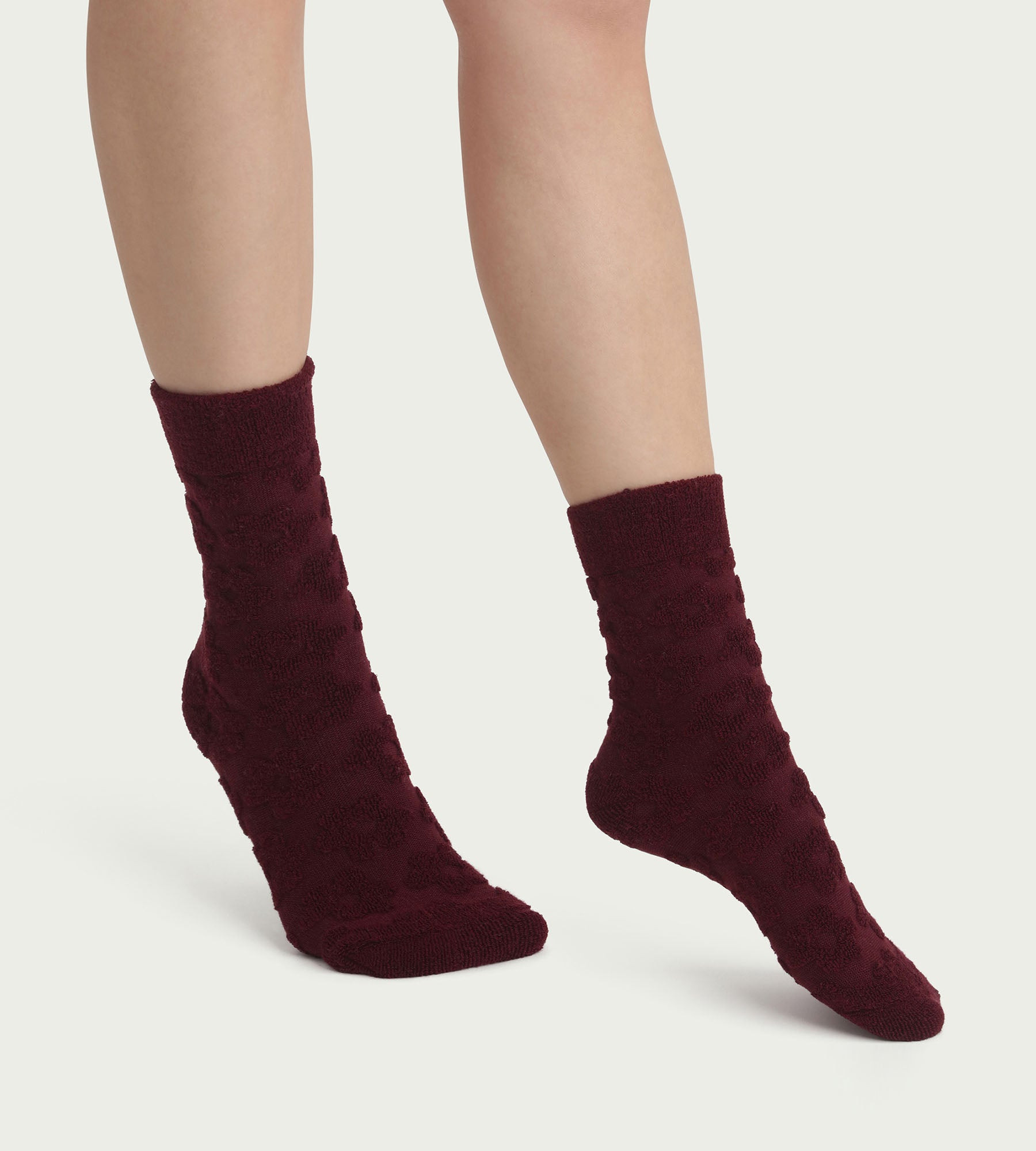 DIM Calze da donna in spugna floreale fico Mod di Dim