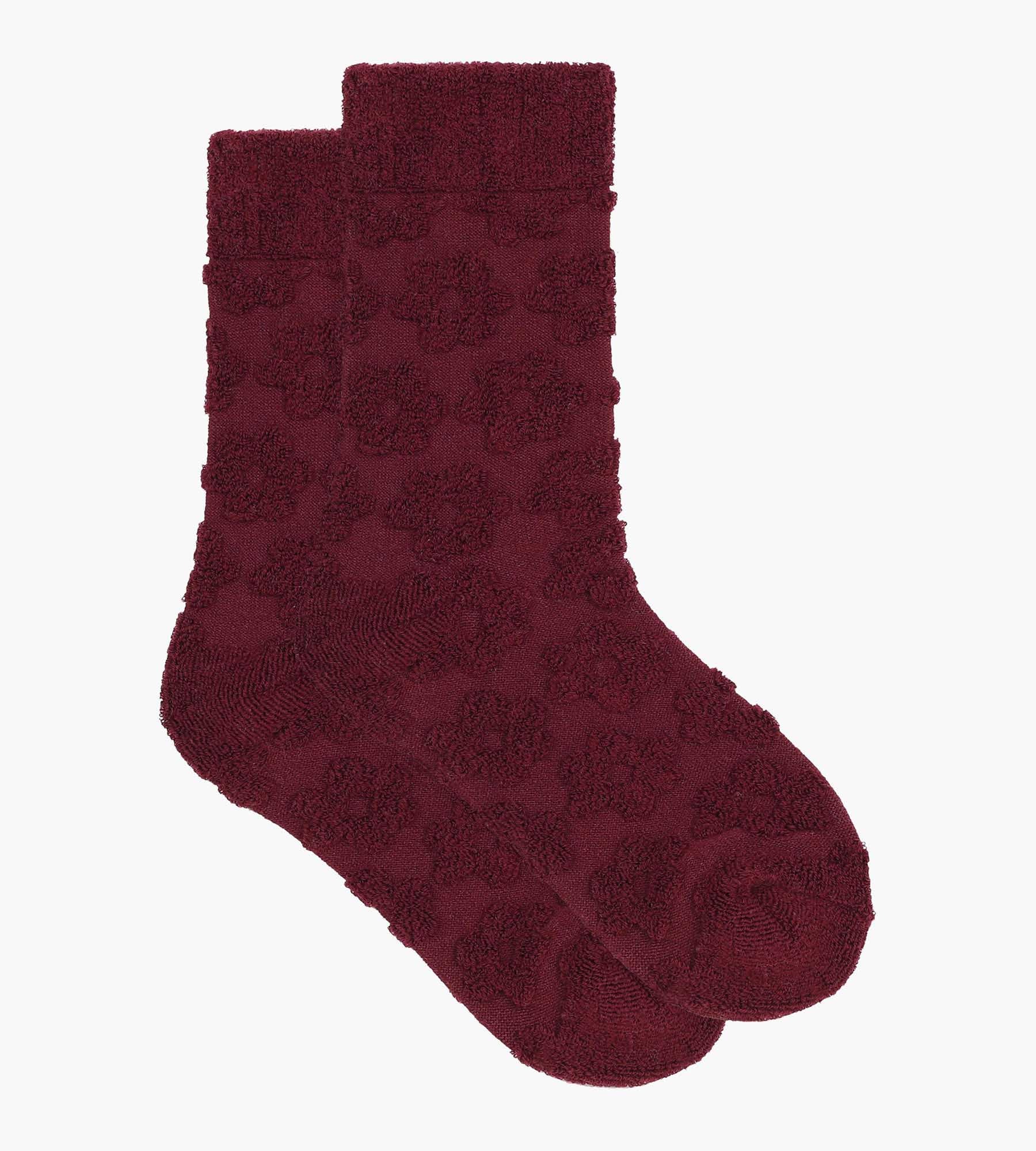 DIM Calze da donna in spugna floreale fico Mod di Dim