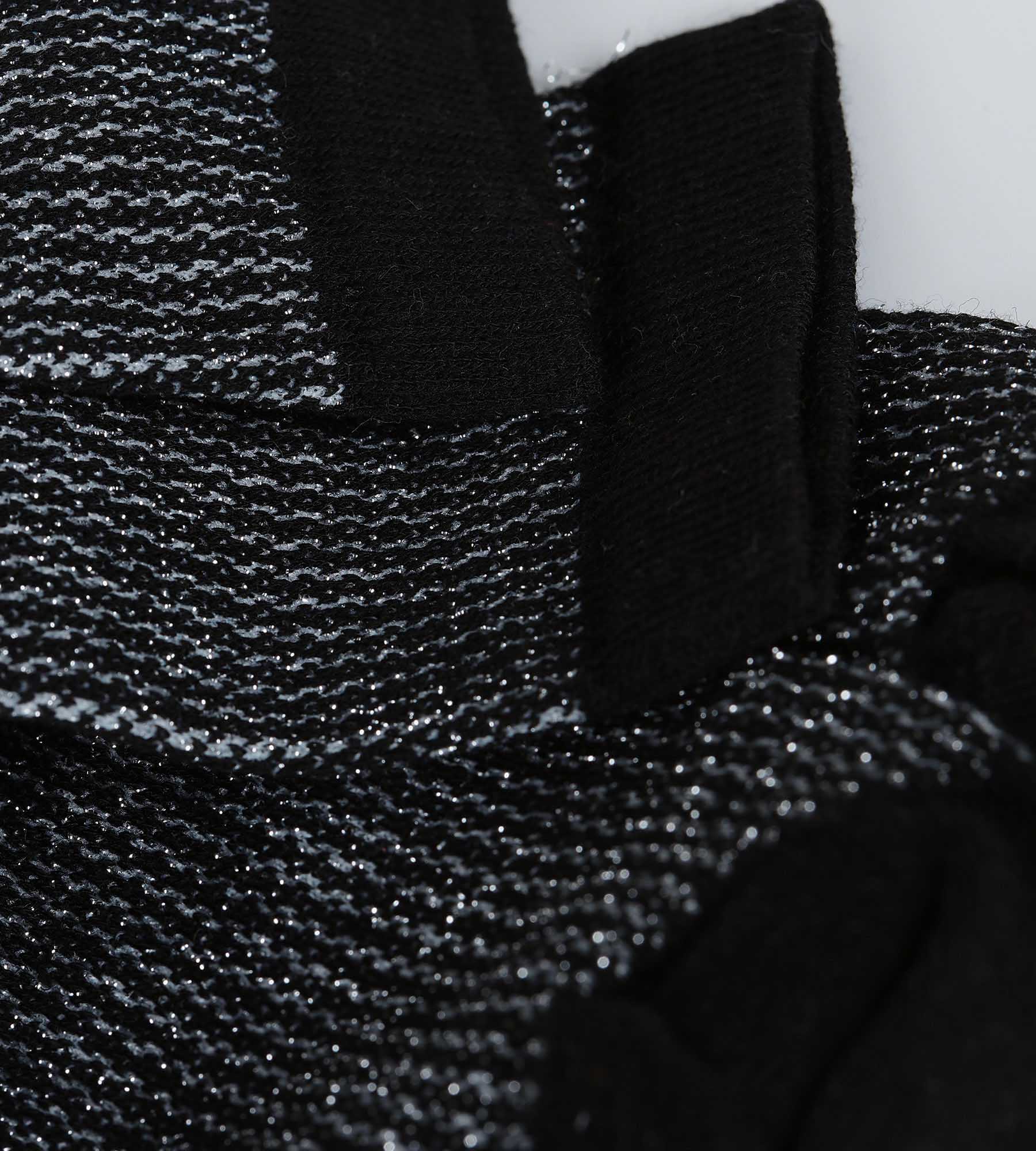 DIM Calze da donna in Lurex nero e argento Mod di Dim