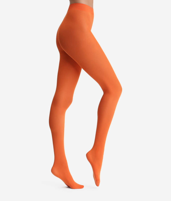 DIM Dim x Inès de la Fressange 50D collant arancione coprente