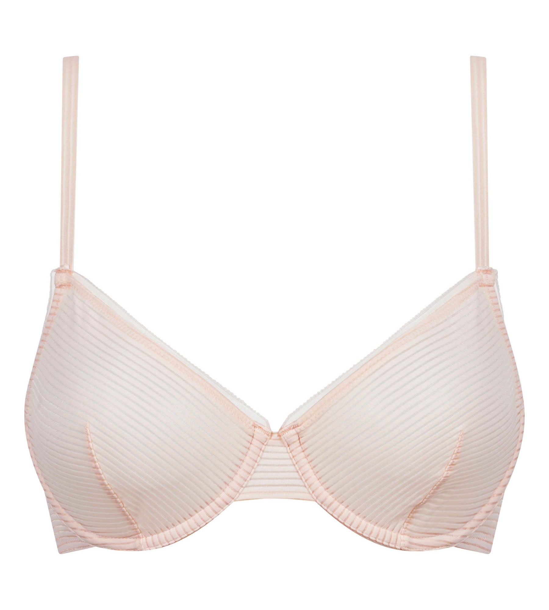 DIM Dim x Inès de La Fressange reggiseno a balconcino rosa