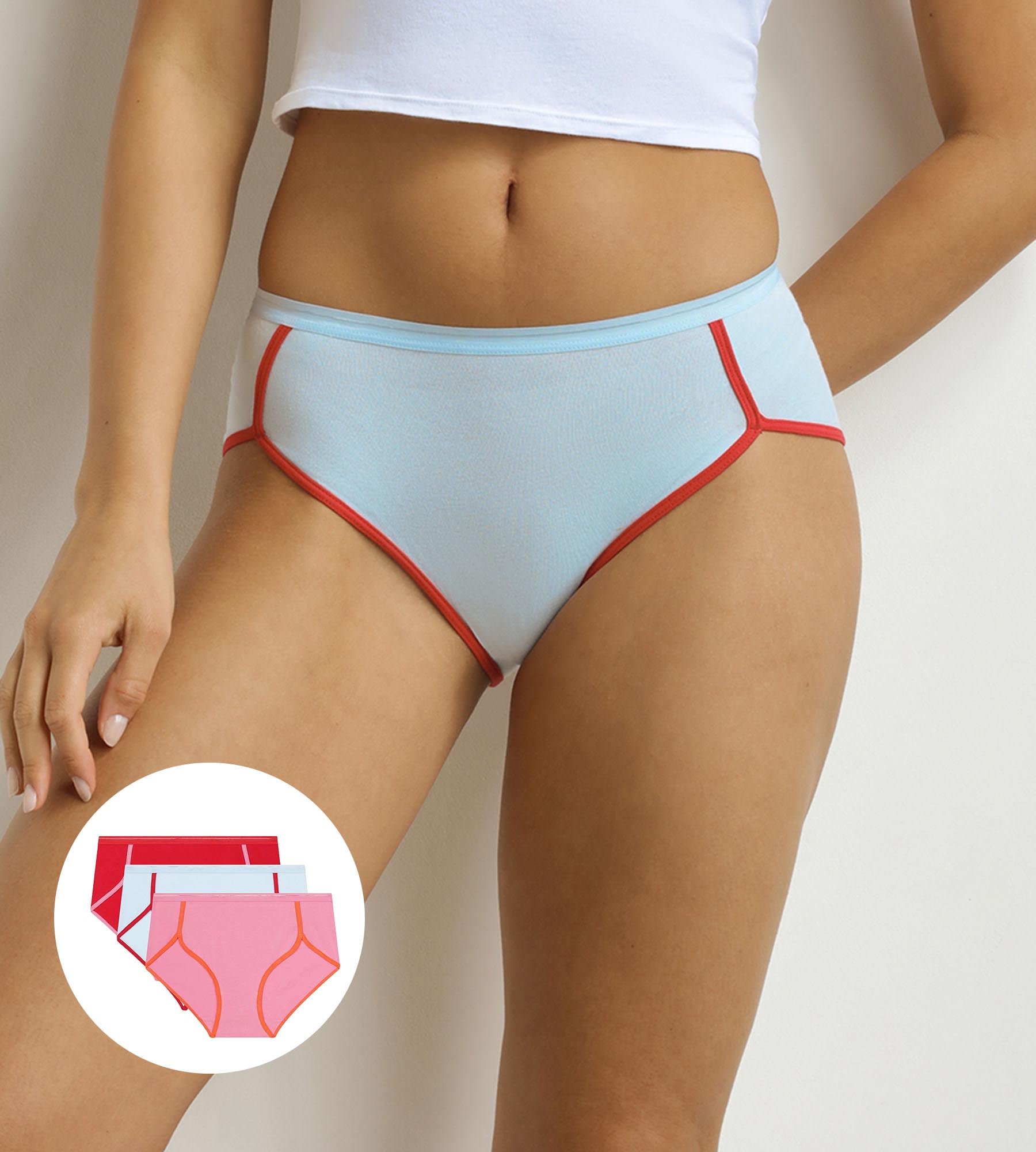 DIM Pacco da 3 boxer da donna Dim x Inès de La Fressange