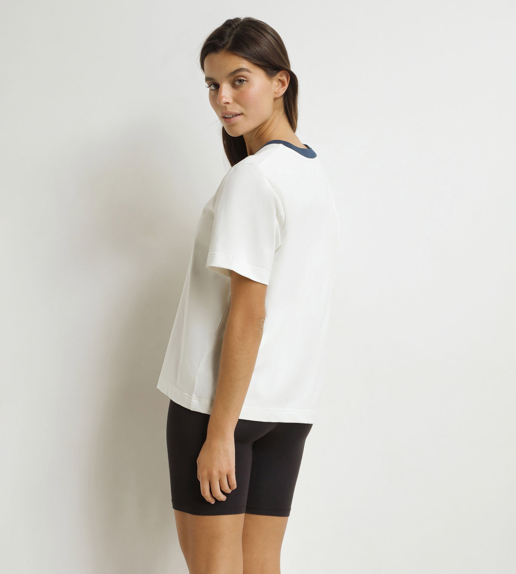 DIM T-shirt da donna Dim x Inès de La Fressange in madreperla blu